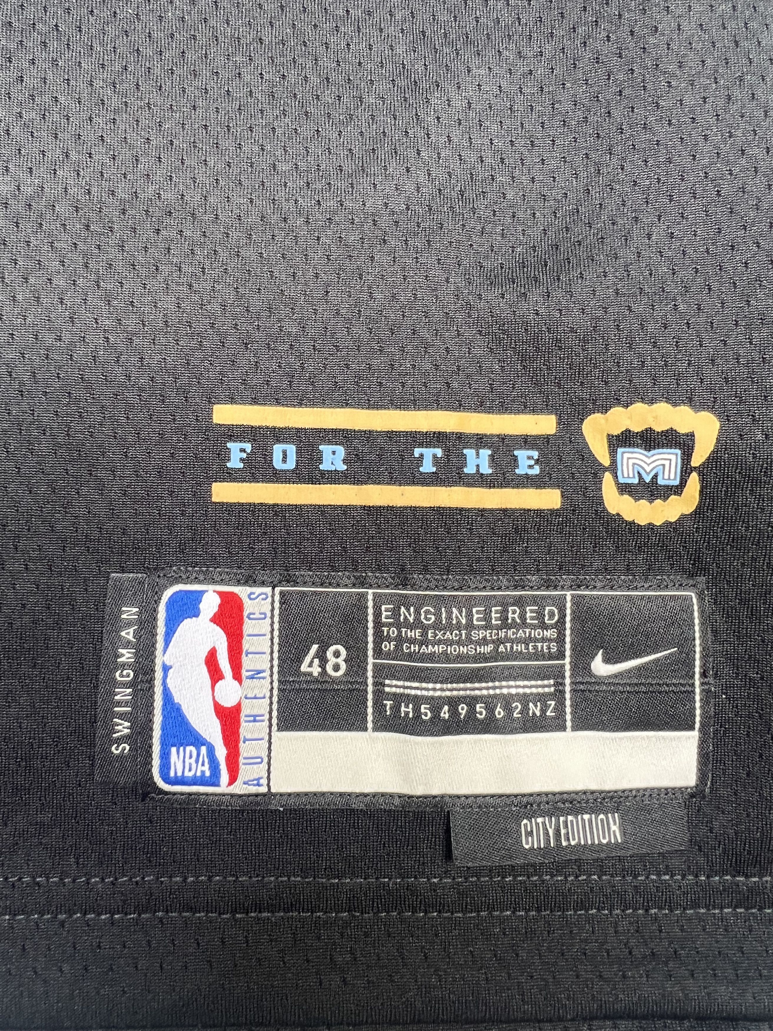 NBA × Nike Ja Morant Memphis Grizzlies 2022/2023 City Swingman Jersey Size US L / EU 52-54 / 3 - 4 Thumbnail