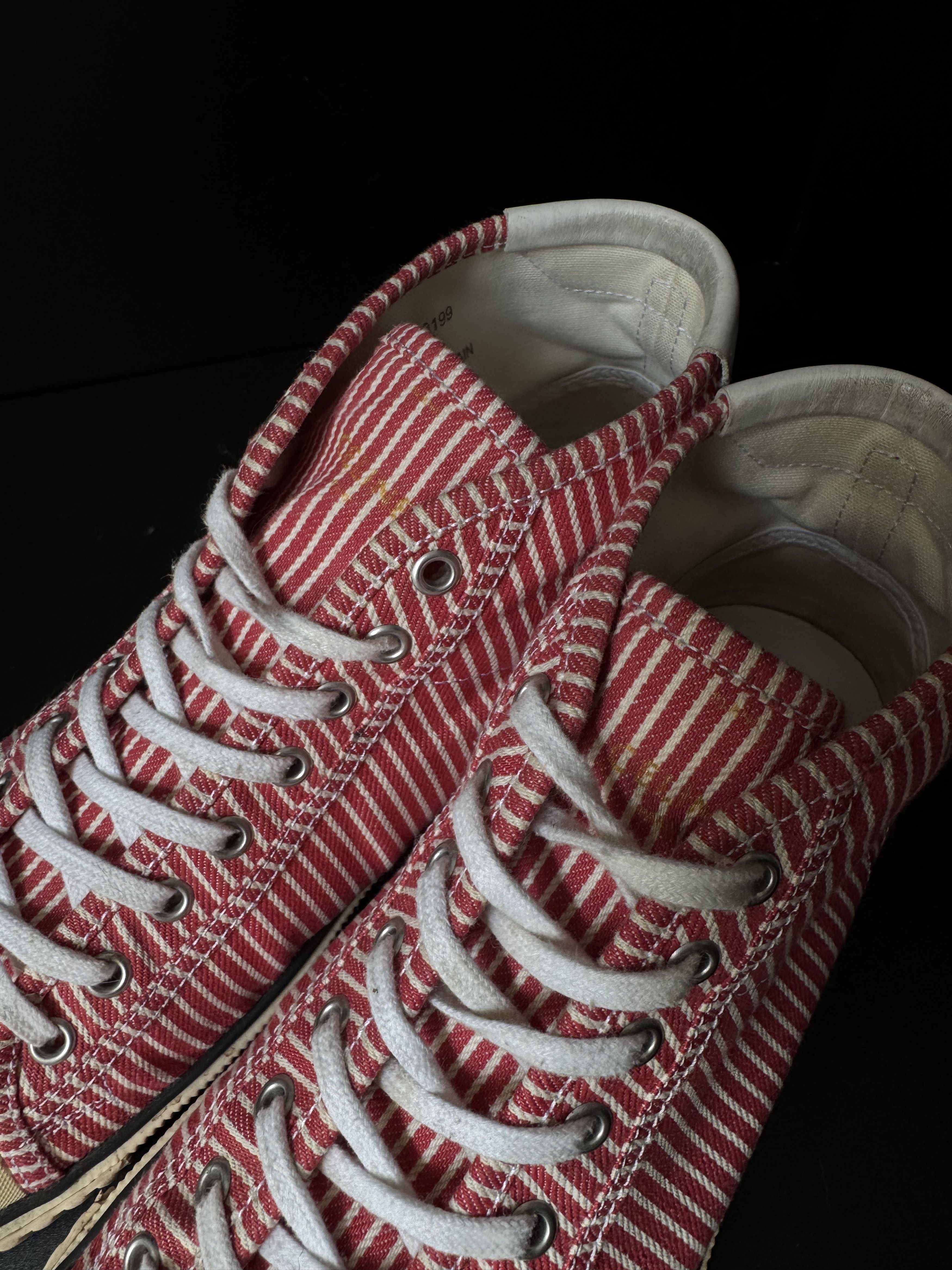 Hedi Celine 20SS Red Stripe Hi-top, view 2
