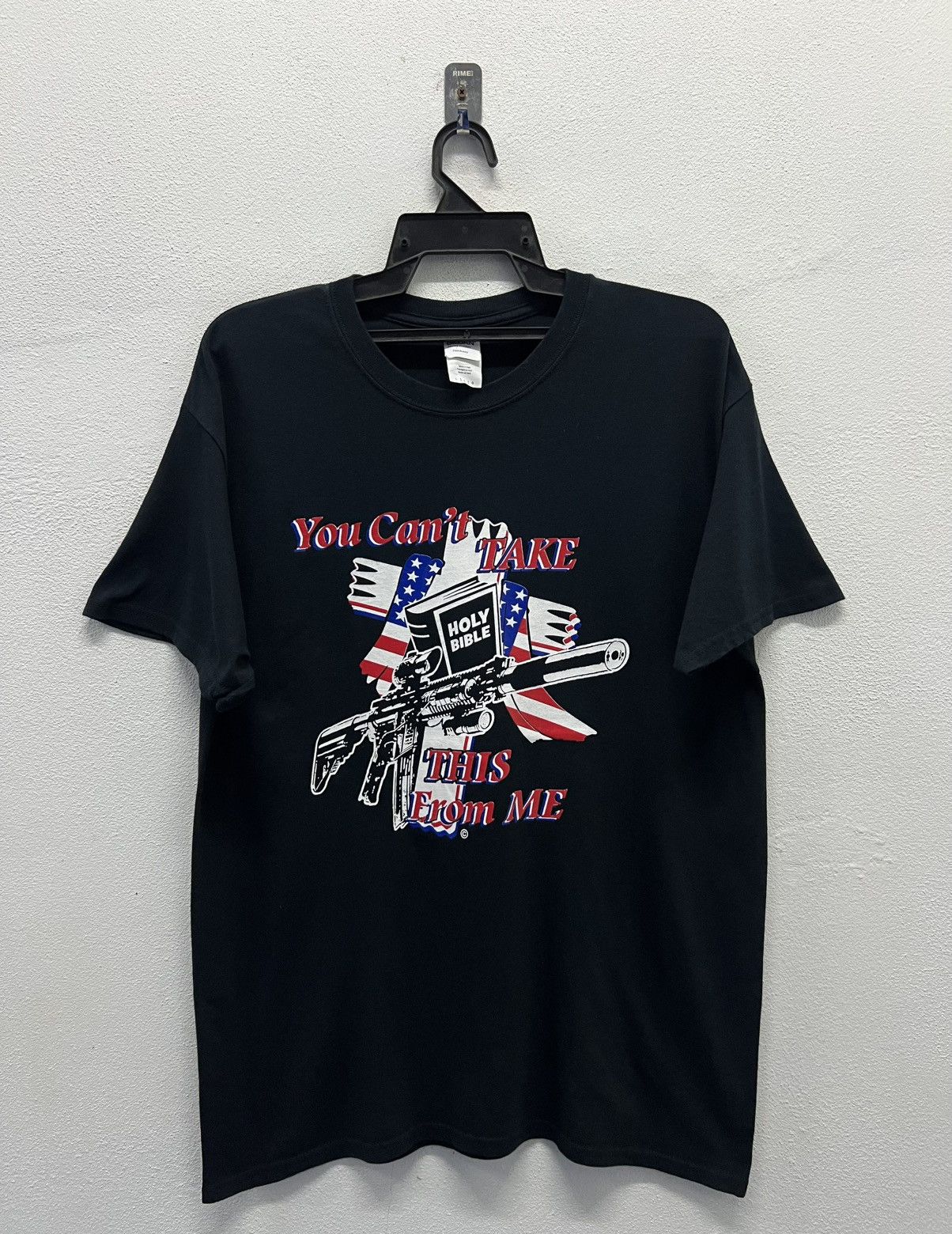 Gildan × Vintage VINTAGE GILDAN HOLY BIBLE YOU CAN’T TAKE THIS FROM ME SHIRT Size US L / EU 52-54 / 3 - 1 Thumbnail