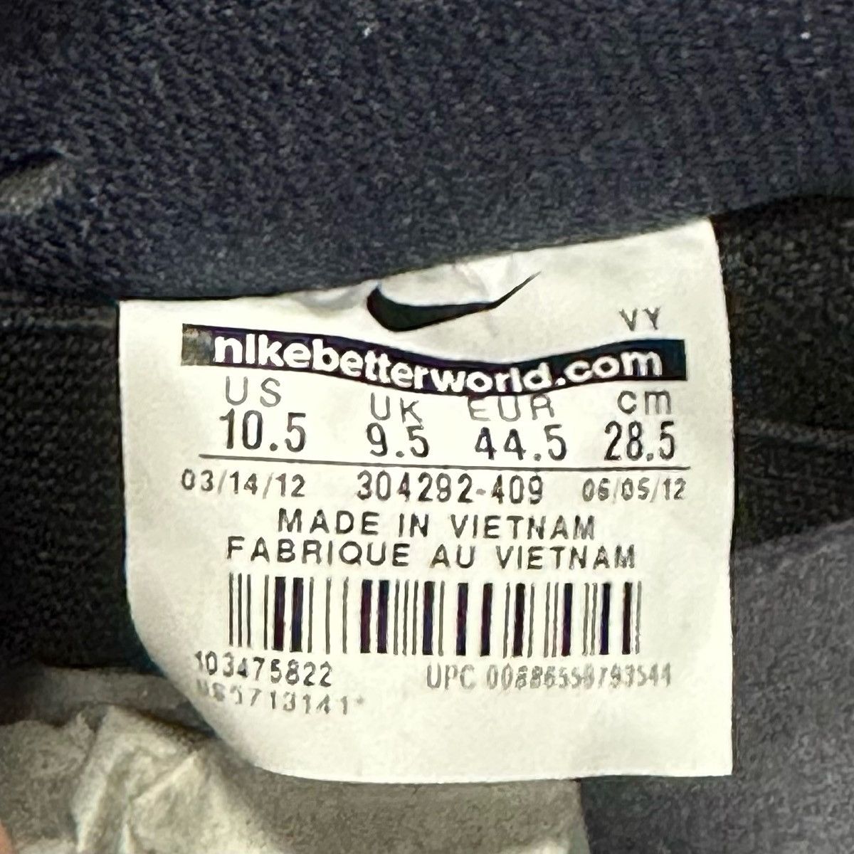 Nike Size 10.5 - Nike SB Dunk Low Pro Thunder Blue Cool Grey 2012 Size US 10.5 / EU 43-44 - 6 Thumbnail
