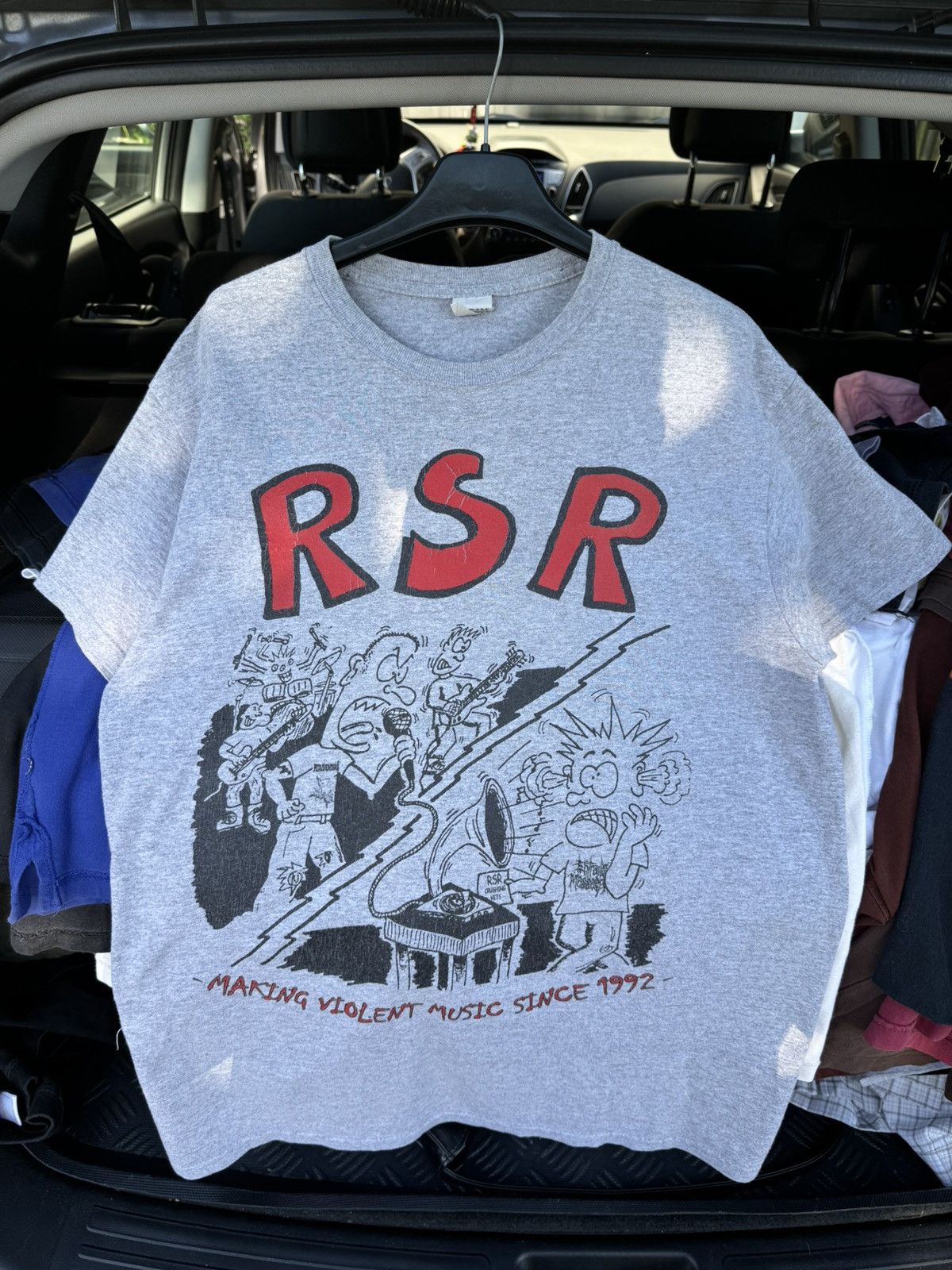 Band Tees Vintage RSR Punk Band Violent Music Thrash Rock Metal Size US M / EU 48-50 / 2 - 6 Thumbnail