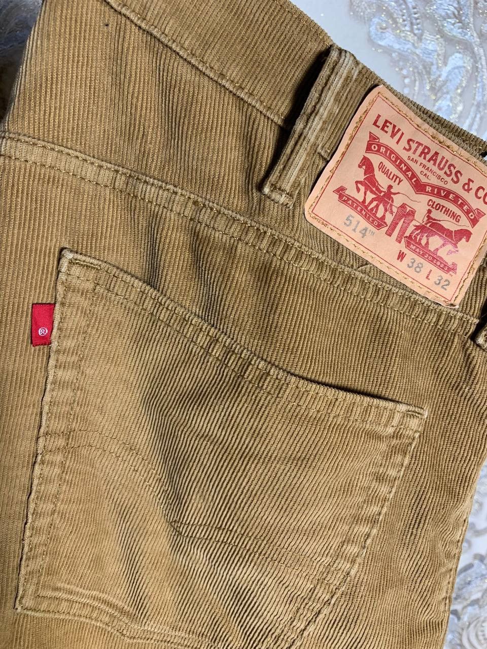 Levi's × Vintage VERY RARE LEVIS 514 VELVET PANTS MADE IN USA Y2K 90s RETRO Size US 38 / EU 54 - 7 Thumbnail