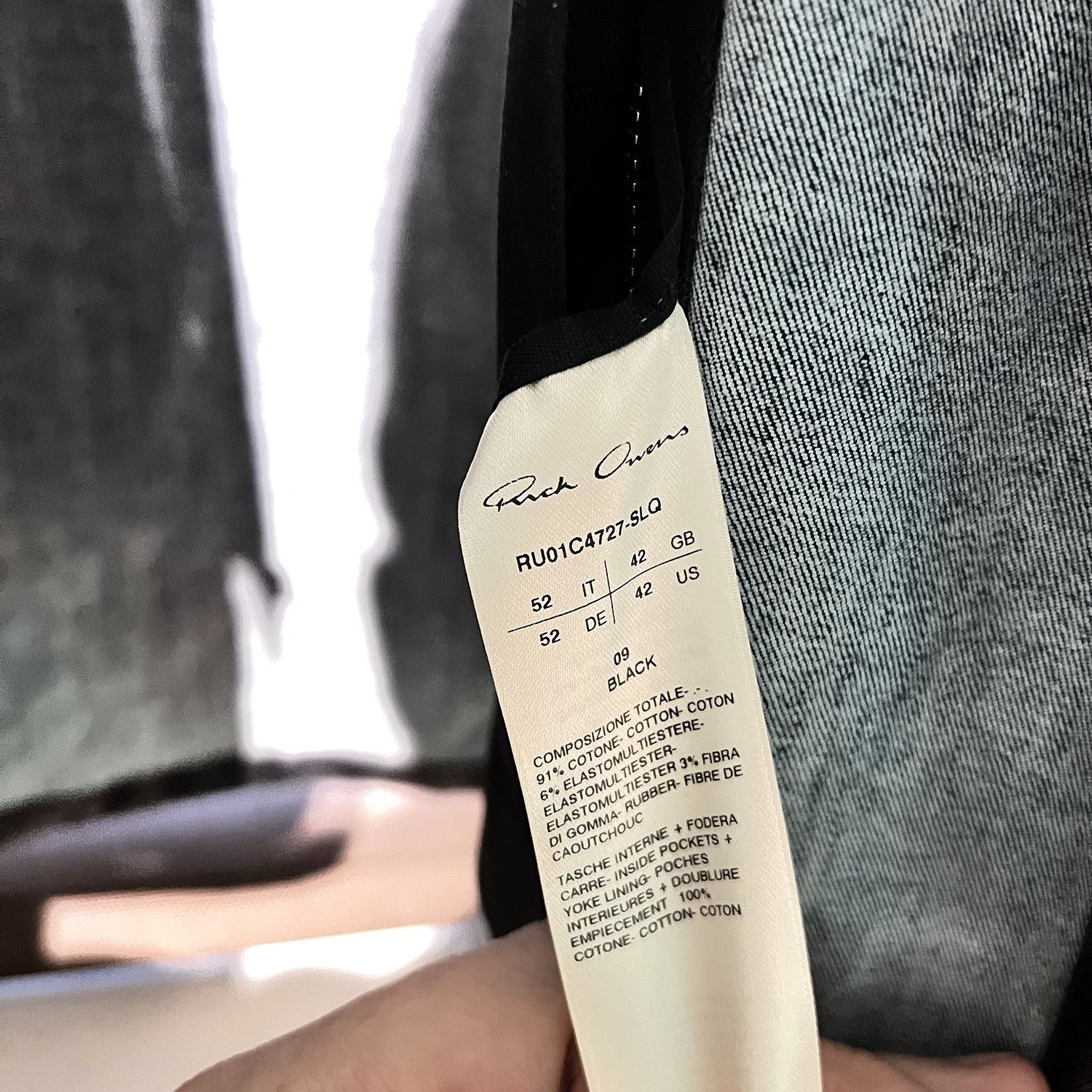 Rick Owens Rick Owens Fogpocket Outershirt Size US XL / EU 56 / 4 - 5 Thumbnail