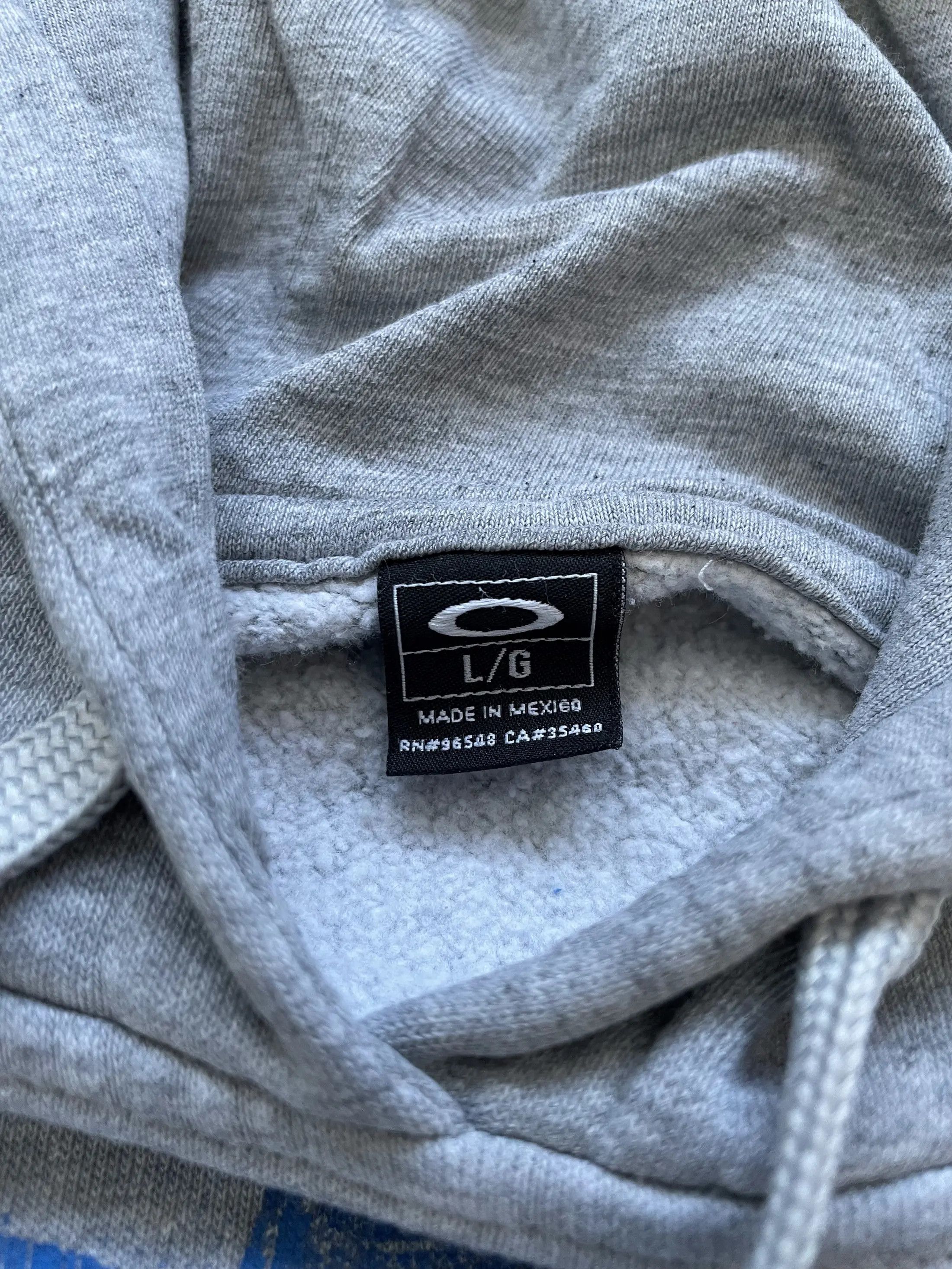 Oakley Vintage Oakley Big Logo Grey Hoodie Size US M / EU 48-50 / 2 - 2 Thumbnail