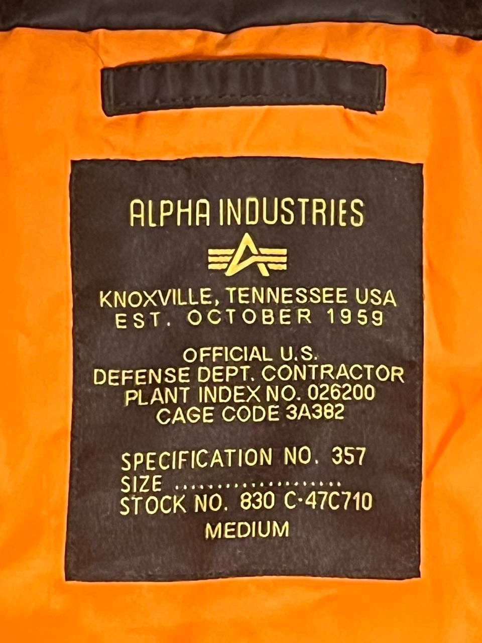 Alpha Industries Bomber jacket Alpha Industries Size US M / EU 48-50 / 2 - 8 Thumbnail