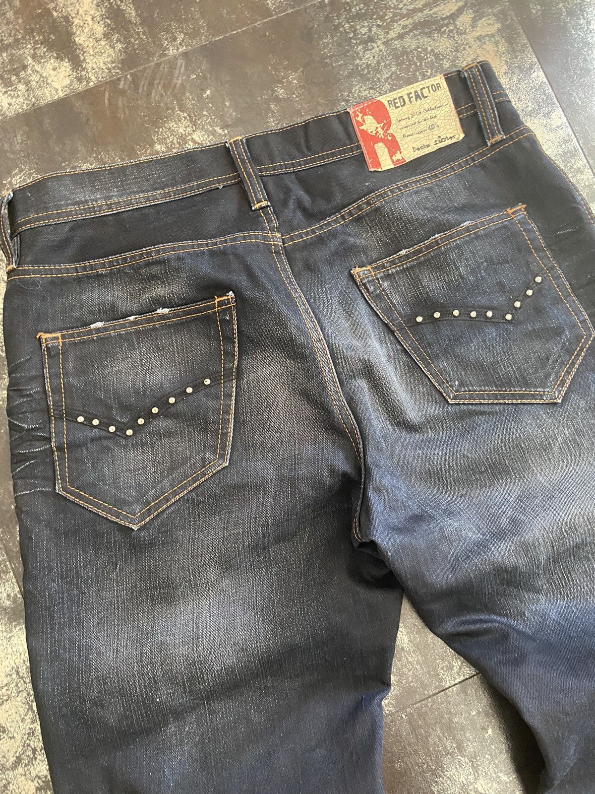 Hysteric Glamour Dirty pants Faded Crash denim thrashed y2k distressed jeans Size US 36 / EU 52 - 3 Thumbnail