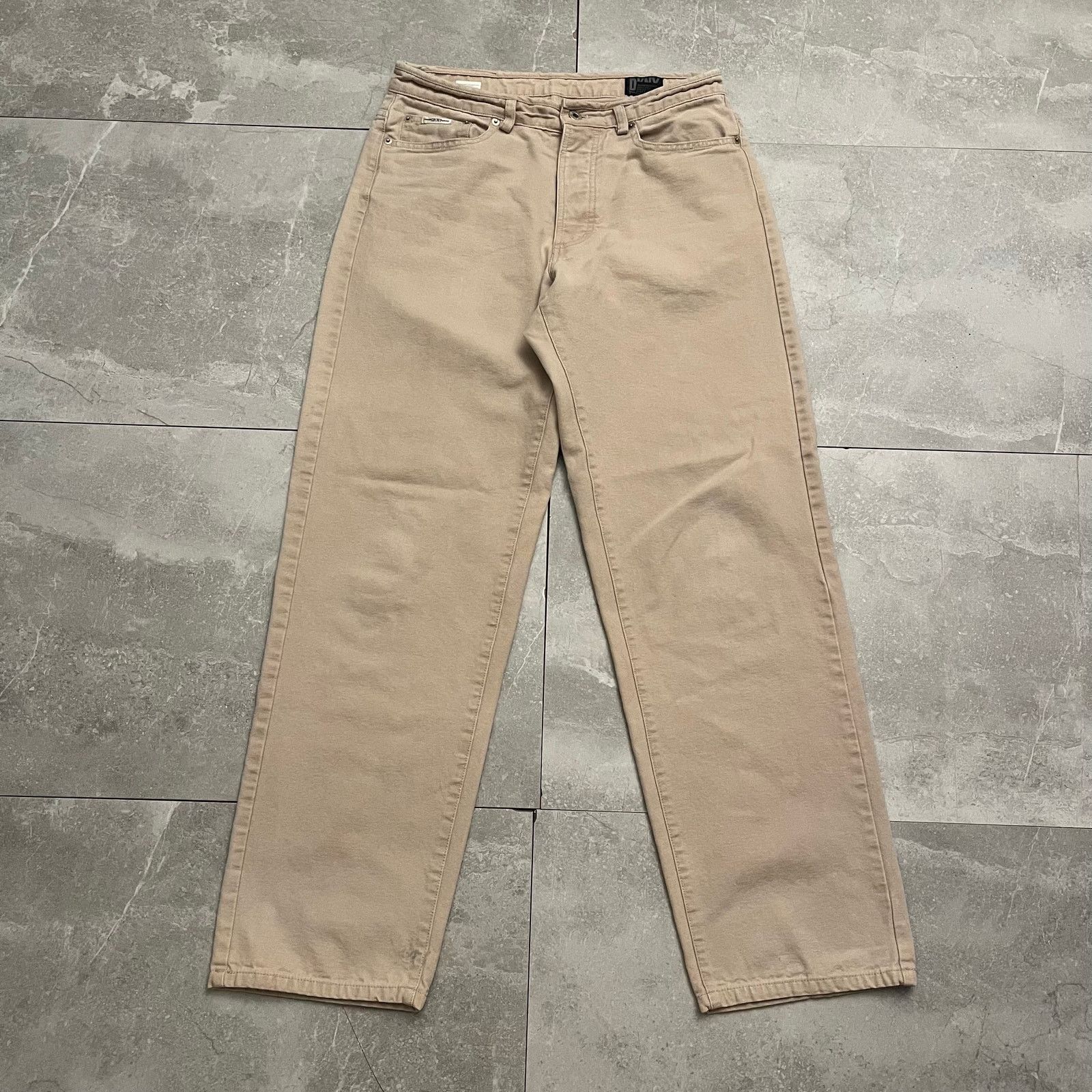 DKNY DKNY Vintage Denim Jeans – Beige – Size 32 – Made in USA Size US 32 / EU 48 - 1 Thumbnail