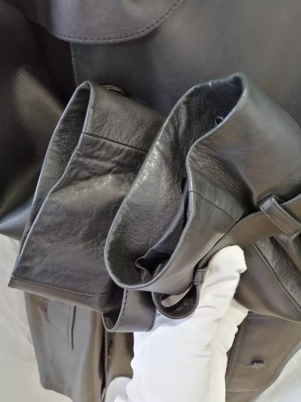 Burberry Burberry 8002548 Lamb Leather Coat Size US S / EU 44-46 / 1 - 6 Thumbnail