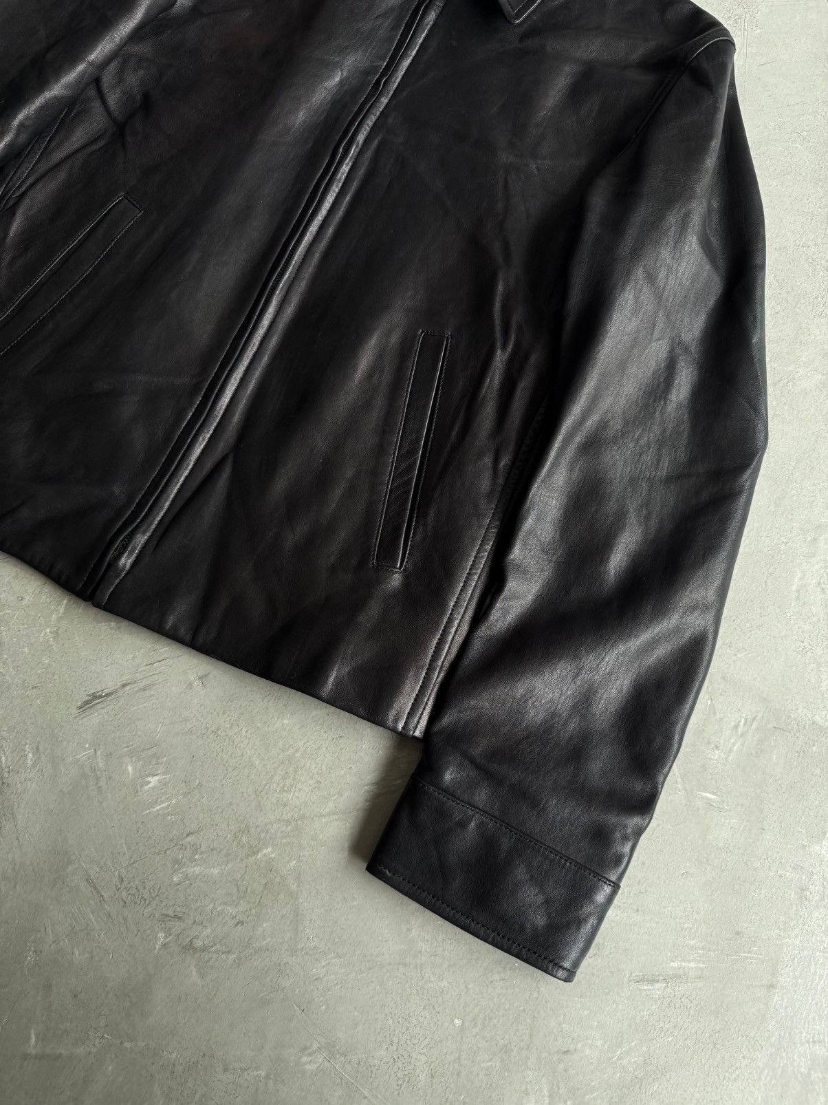 Gucci Gucci - Tom Ford Era Biker Leather Jacket Size US S / EU 44-46 / 1 - 6 Thumbnail
