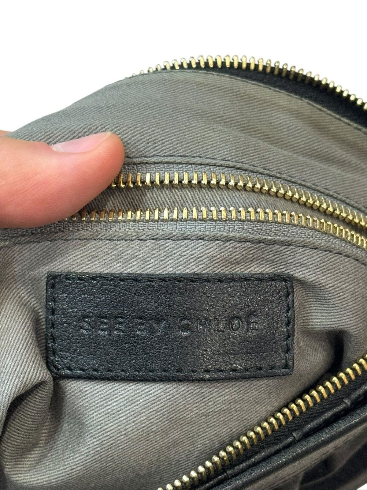 See by Chloe See by Chloe Black Elegant Leather Shoulder Bag Size ONE SIZE - 2 Thumbnail