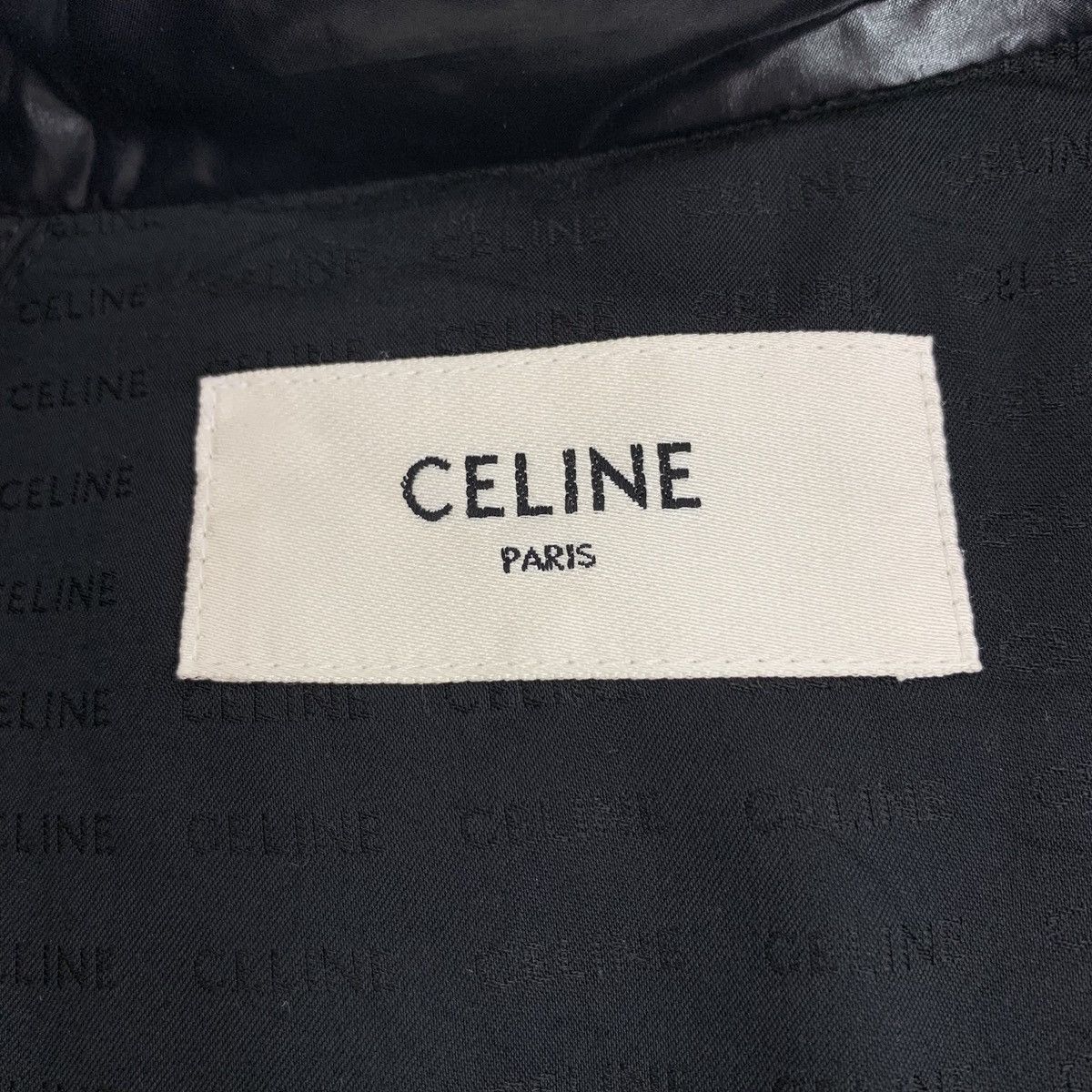 Celine Celine Black Arc de Triomphe Embroidered Down Coat Size XS / US 0-2 / IT 36-38 - 6 Thumbnail