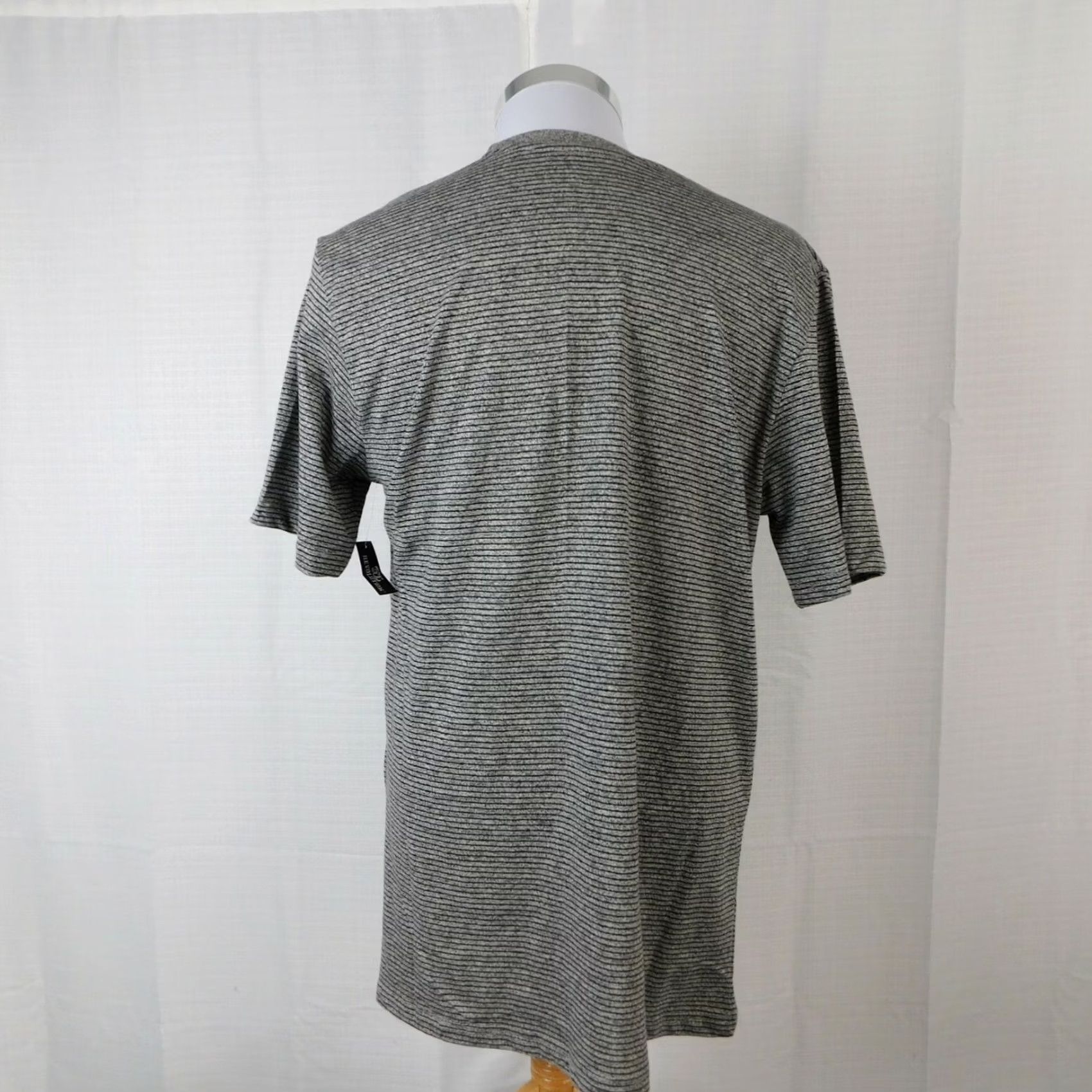 Vintage OT Revolution Men's T-Shirt Gray Stripe Short Sleeve Crew Neck XL Shirt Size US XL / EU 56 / 4 - 2 Thumbnail