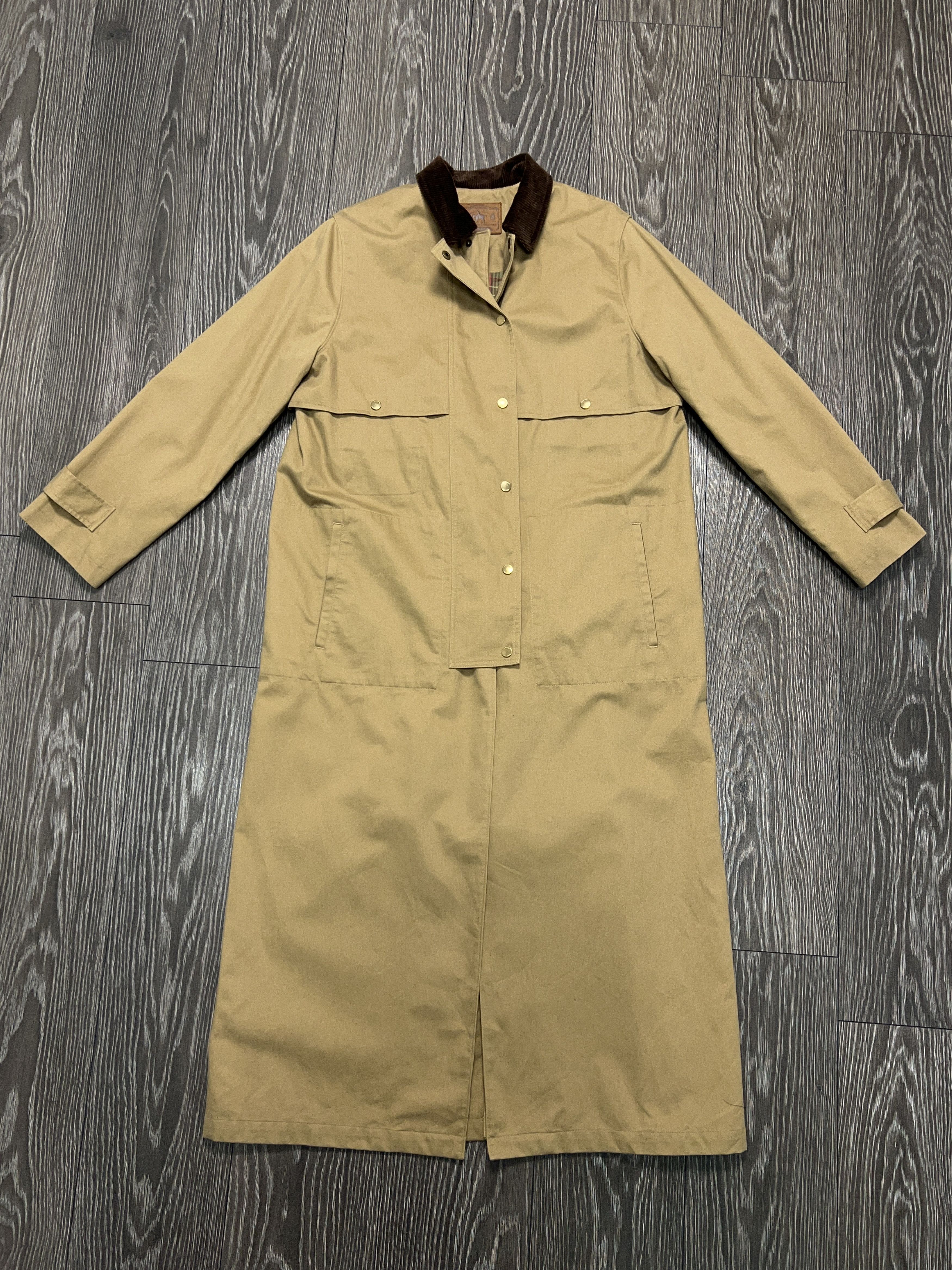 Ralph Lauren Womens Long Coat Equestrian Duster Barn Chore Trench Size M Size M / US 6-8 / IT 42-44 - 1 Thumbnail