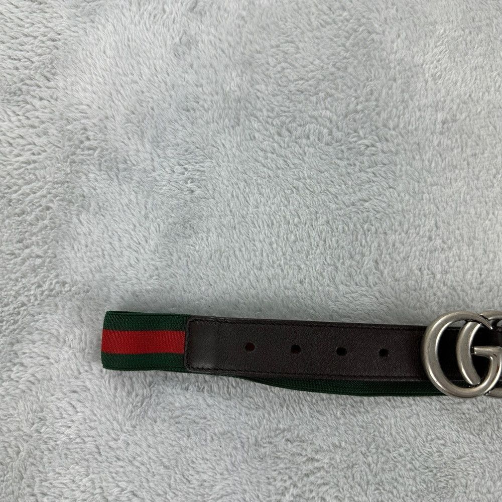 Gucci Gucci GG Elastic Web Stripe Belt Children's Size Medium 432 Size ONE SIZE - 9 Thumbnail