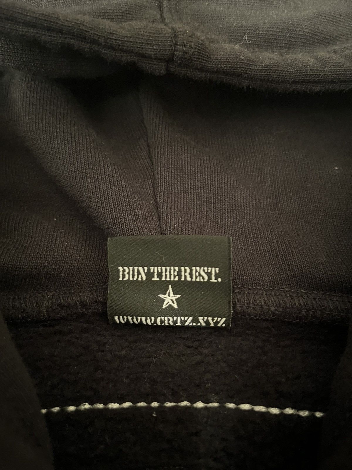 Corteiz Corteiz Lundun Stitch Zip Hoodie Triple Black Size US M / EU 48-50 / 2 - 3 Thumbnail