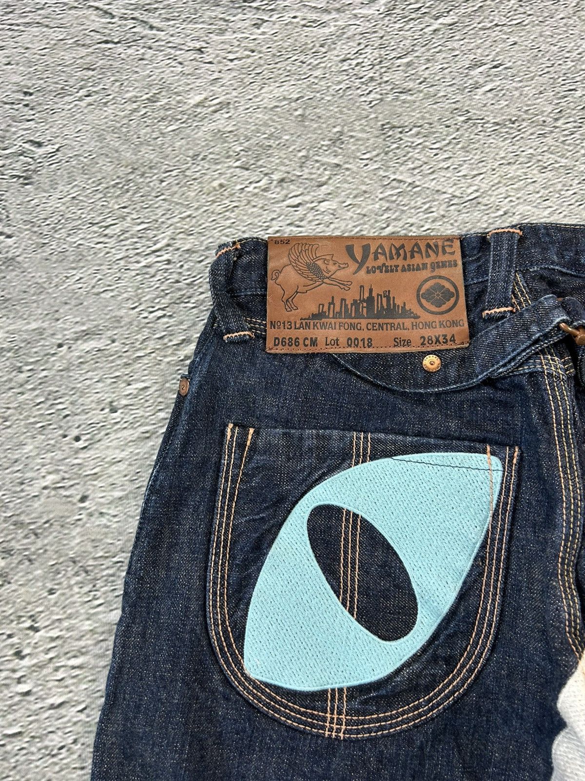 Evisu Evisu Yamane face jeans vintage selvedge denim Japan RARE Size 28" / US 6 / IT 42 - 2 Thumbnail