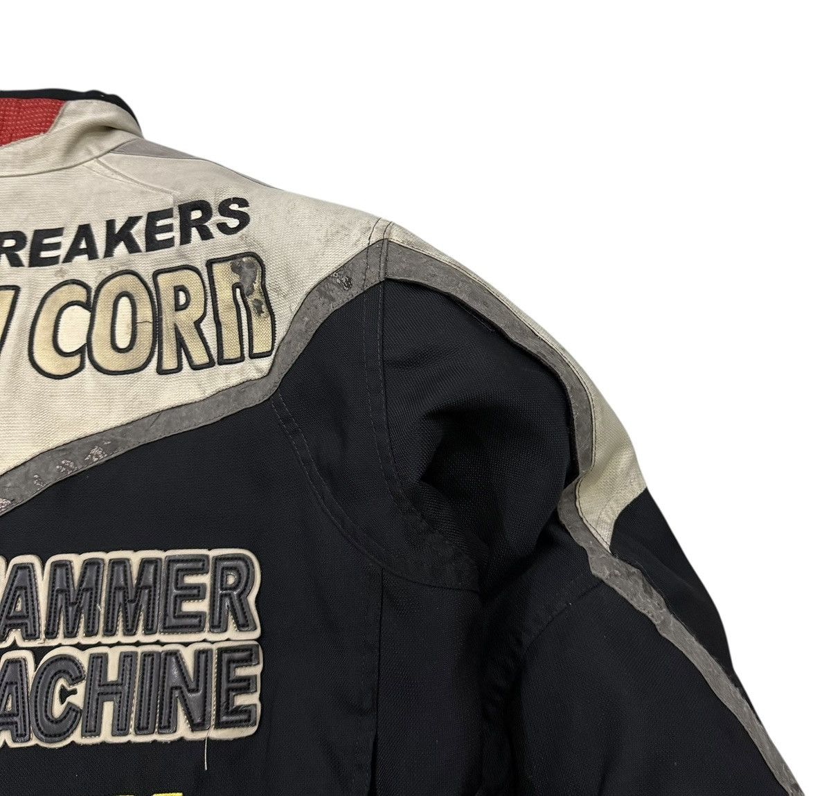 YELLOW CORN Vintage Yellow Corn Moto Racing Padded Jacket Size US L / EU 52-54 / 3 - 11 Thumbnail