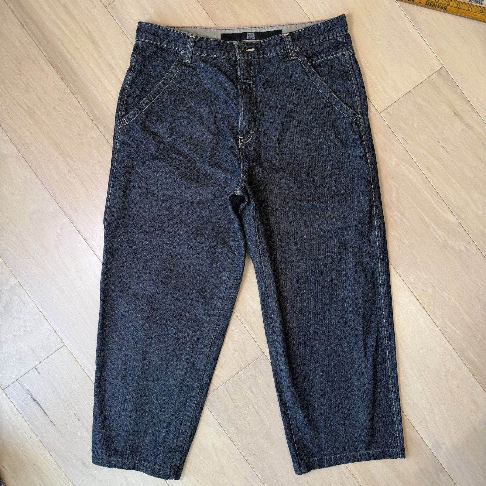 Marithe + Francois Girbaud Vintage Marithe Francois Girbaud Carpenter Pants 38 Black Size US 38 / EU 54 - 2 Thumbnail
