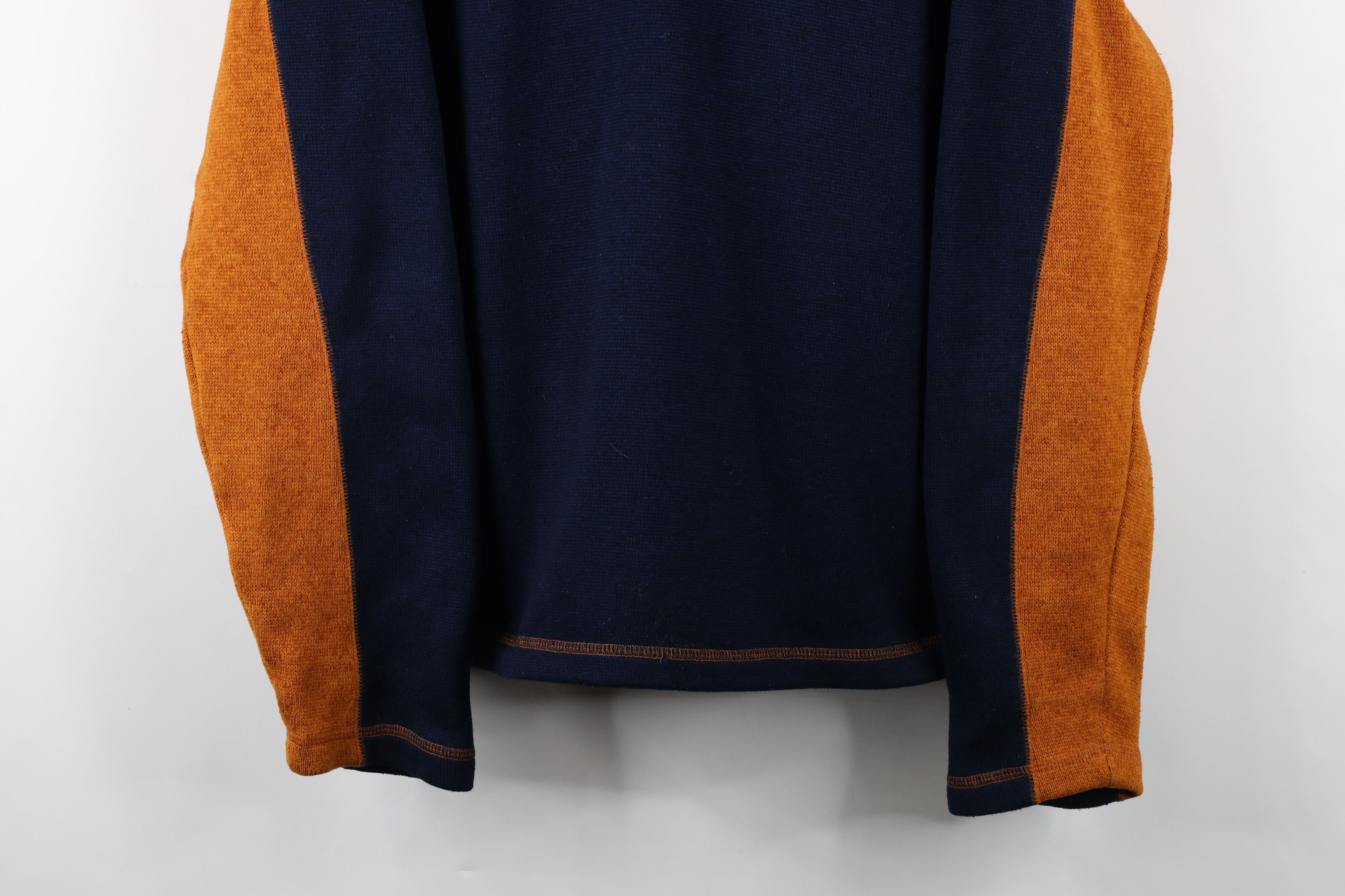 Orvis × Vintage Orvis Trout Bum Spell Out Half Zip Knit Fleece Sweater Blue Size US XL / EU 56 / 4 - 3 Thumbnail