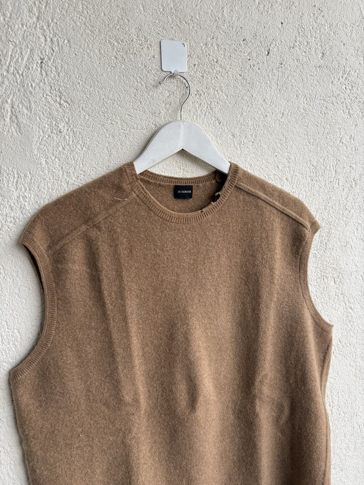 Jil Sander 2000s Jill sander Knit Vest Disstresh Size US L / EU 52-54 / 3 - 2 Thumbnail