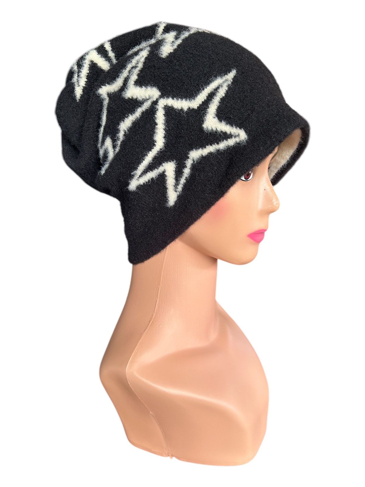 Japanese Brand × Kapital × Vintage Japanese Punk Bondage Style fur hairy Big Beanie Hats Size ONE SIZE - 1 Thumbnail