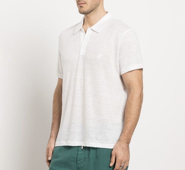 Vilebrequin Vilebrequin White Linen Polo Shirt Size US S / EU 44-46 / 1 - 3 Thumbnail
