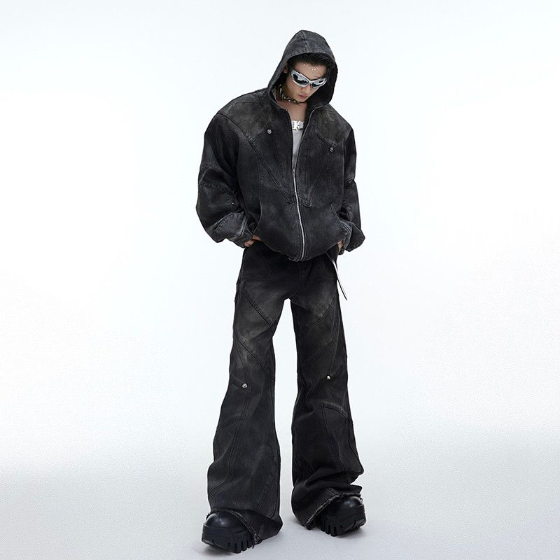 Japanese Brand × Jean Baggy Wide Leg Jeans Size US 29 - 10 Thumbnail
