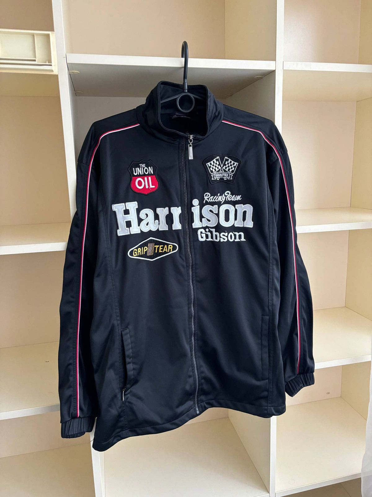 NASCAR Vintage Harrison Gibson Racing Track Jacket Size US L / EU 52-54 / 3 - 2 Thumbnail