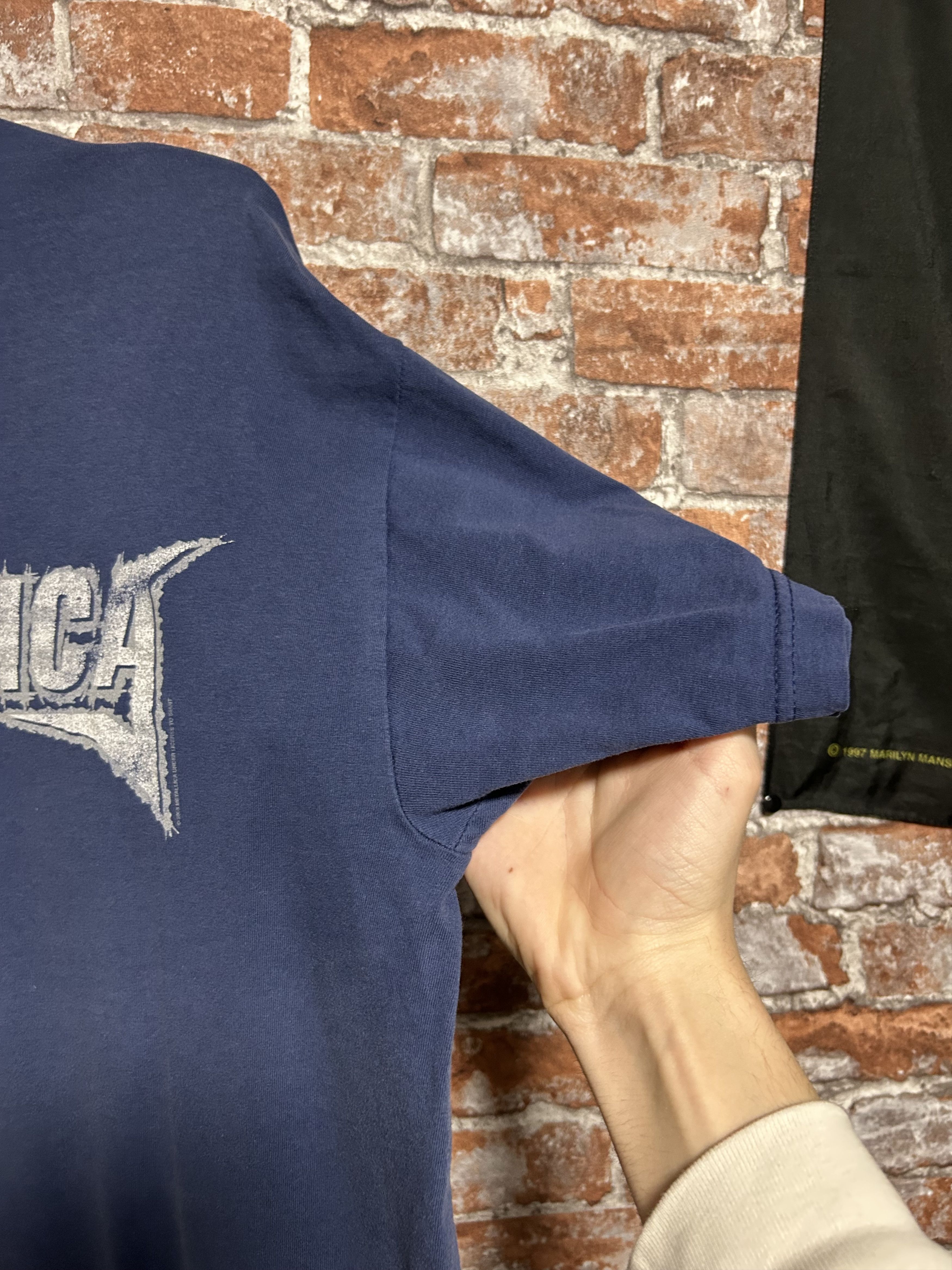 Band Tees Vintage 2003 Metallica Rock Band T-shirt Size US L / EU 52-54 / 3 - 8 Thumbnail