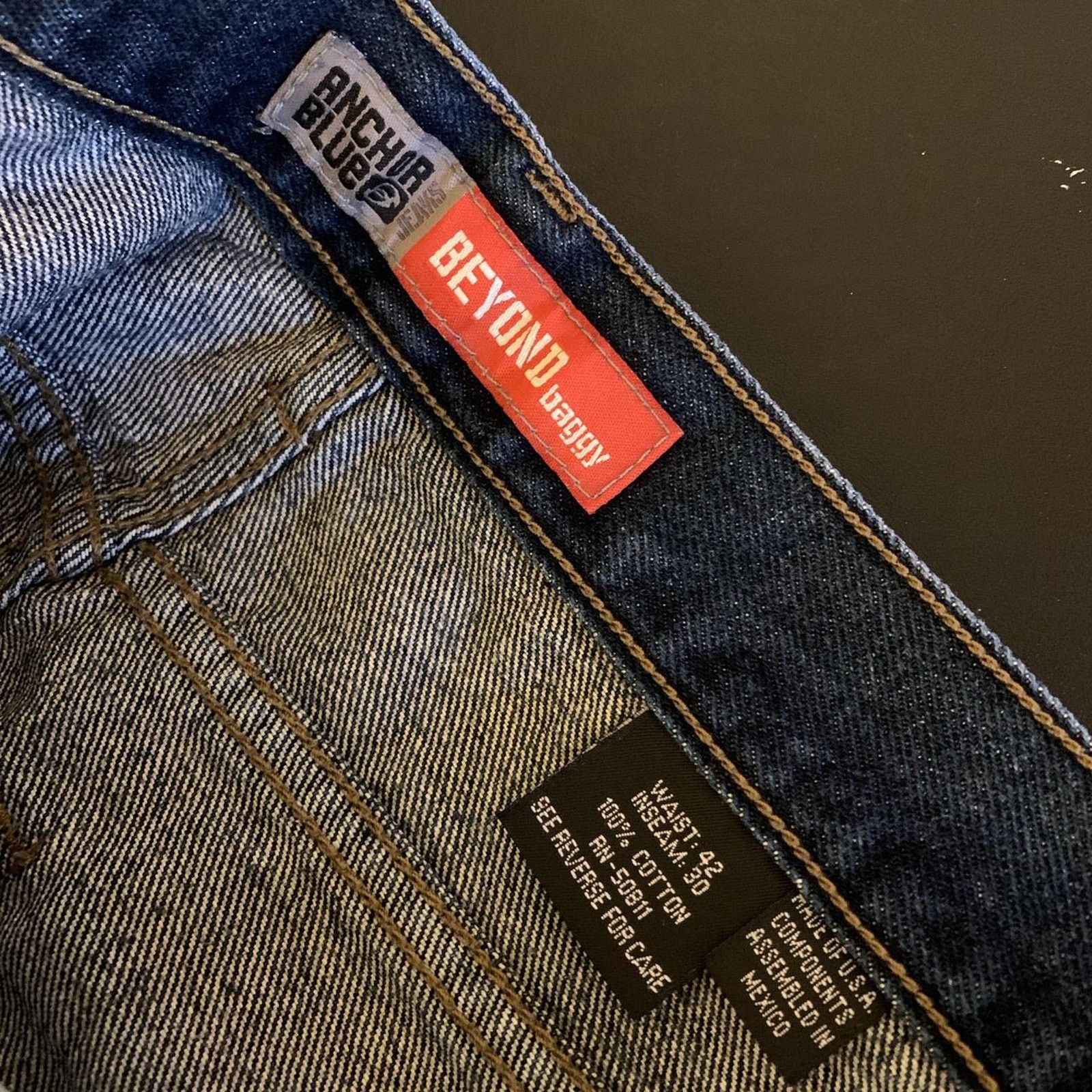 Anchor Blue Vintage Anchor Blue Beyond Baggy Jeans Size US 40 / EU 56 - 1 Thumbnail