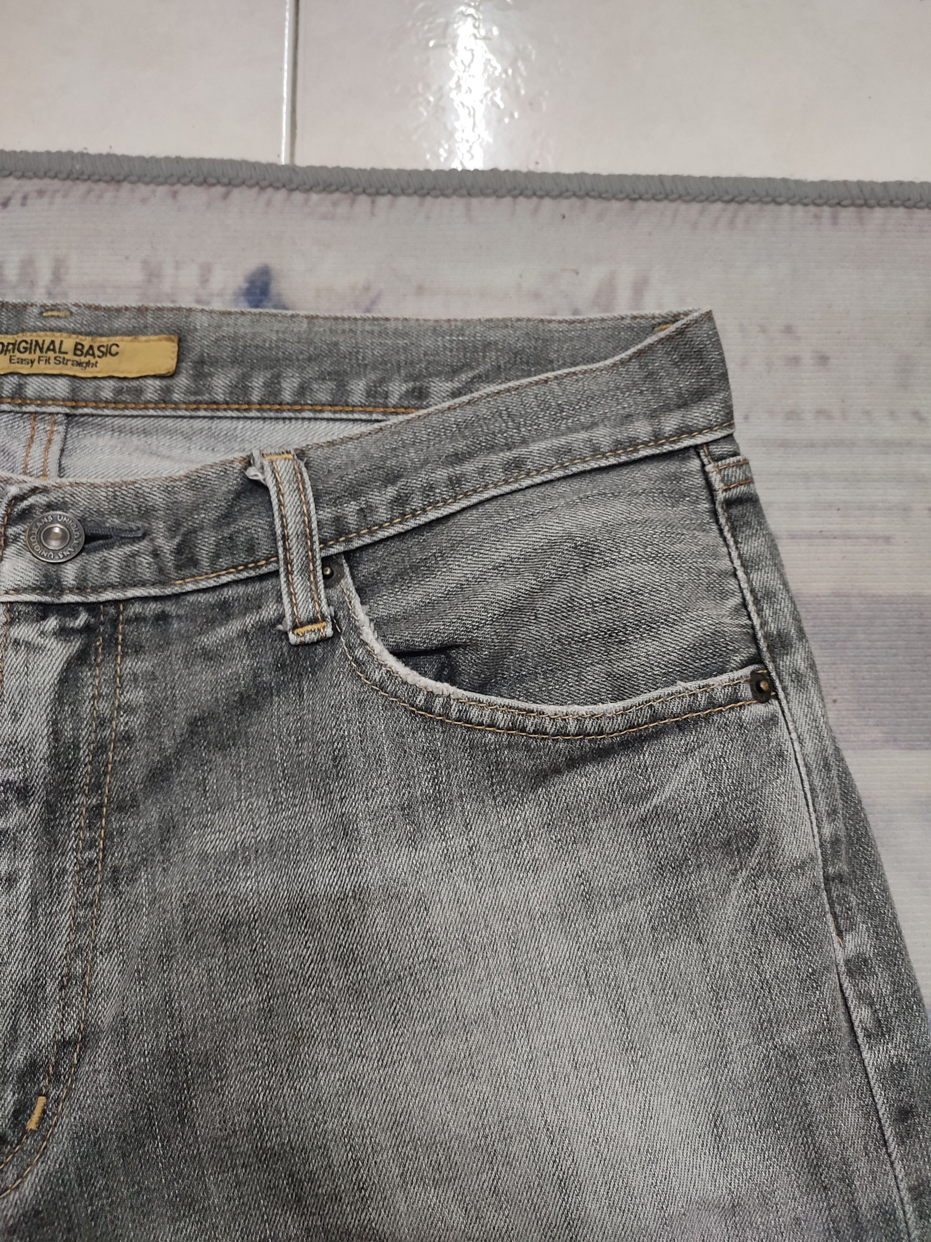 Uniqlo 💥Need Gone💥 90s Uniqlo Distressed Denim Size US 35 - 5 Thumbnail