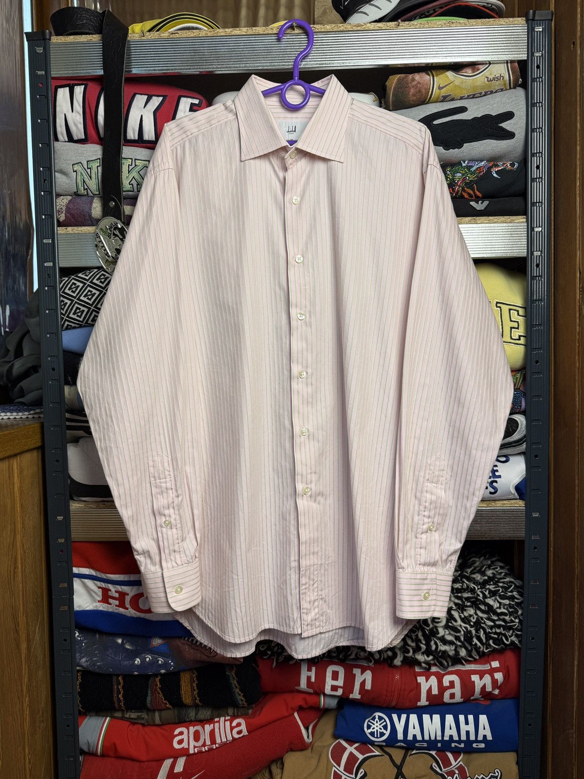 Alfred Dunhill Classic Shirt Size US XL / EU 56 / 4 - 1 Thumbnail