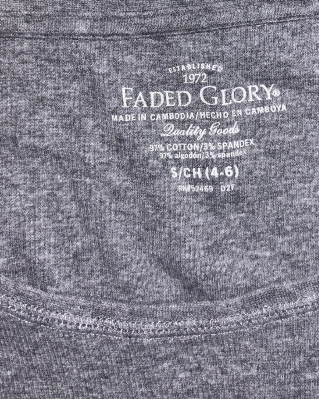 Faded Glory Faded Glory Women’s Gray Long Sleeve Top Size Small Glitter Size S / US 4 / IT 40 - 9 Thumbnail