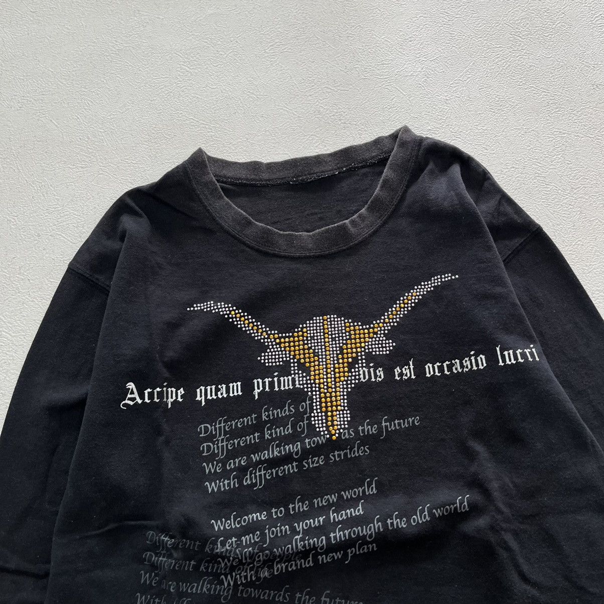 20471120 2000s Japanese archive poem vkei longsleeve tee Size US M / EU 48-50 / 2 - 2 Thumbnail
