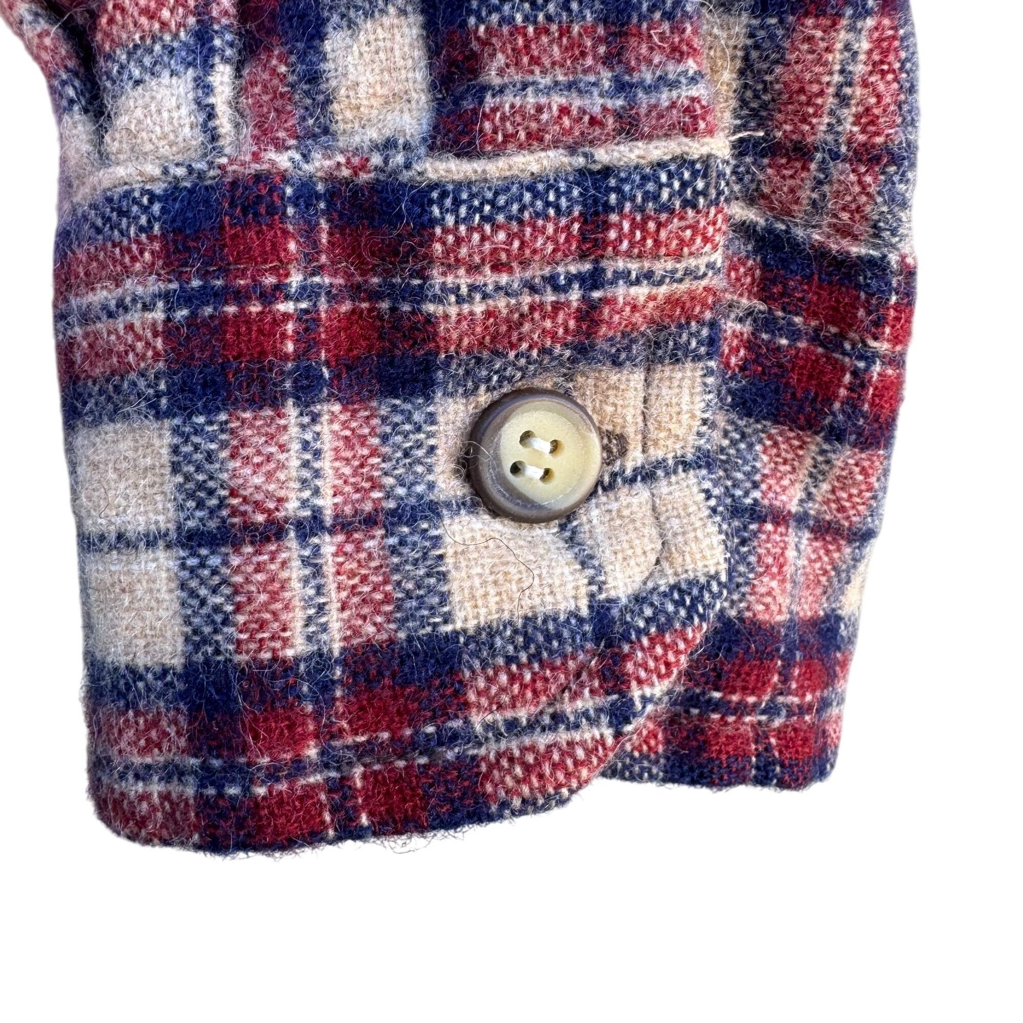 Other Briggs Vintage Plaid Grunge Outdoor Button-Up Flannel Shirt Size US M / EU 48-50 / 2 - 9 Thumbnail