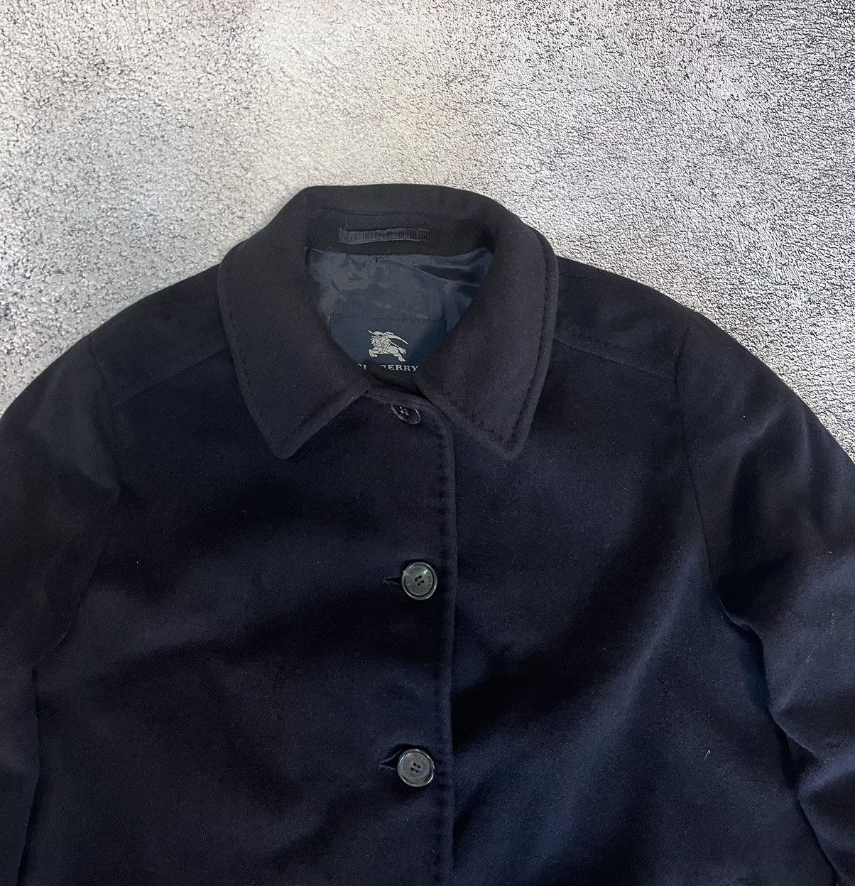 Burberry Burberry London Women Jacket Vintage Overcoat Jacket Black Size L / US 10 / IT 46 - 2 Thumbnail