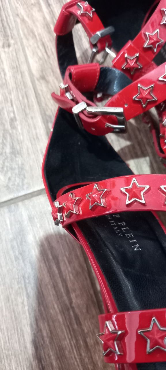 Philipp Plein philipp plein sandals Cuba star -studded Size US 7 / IT 37 - 14 Thumbnail