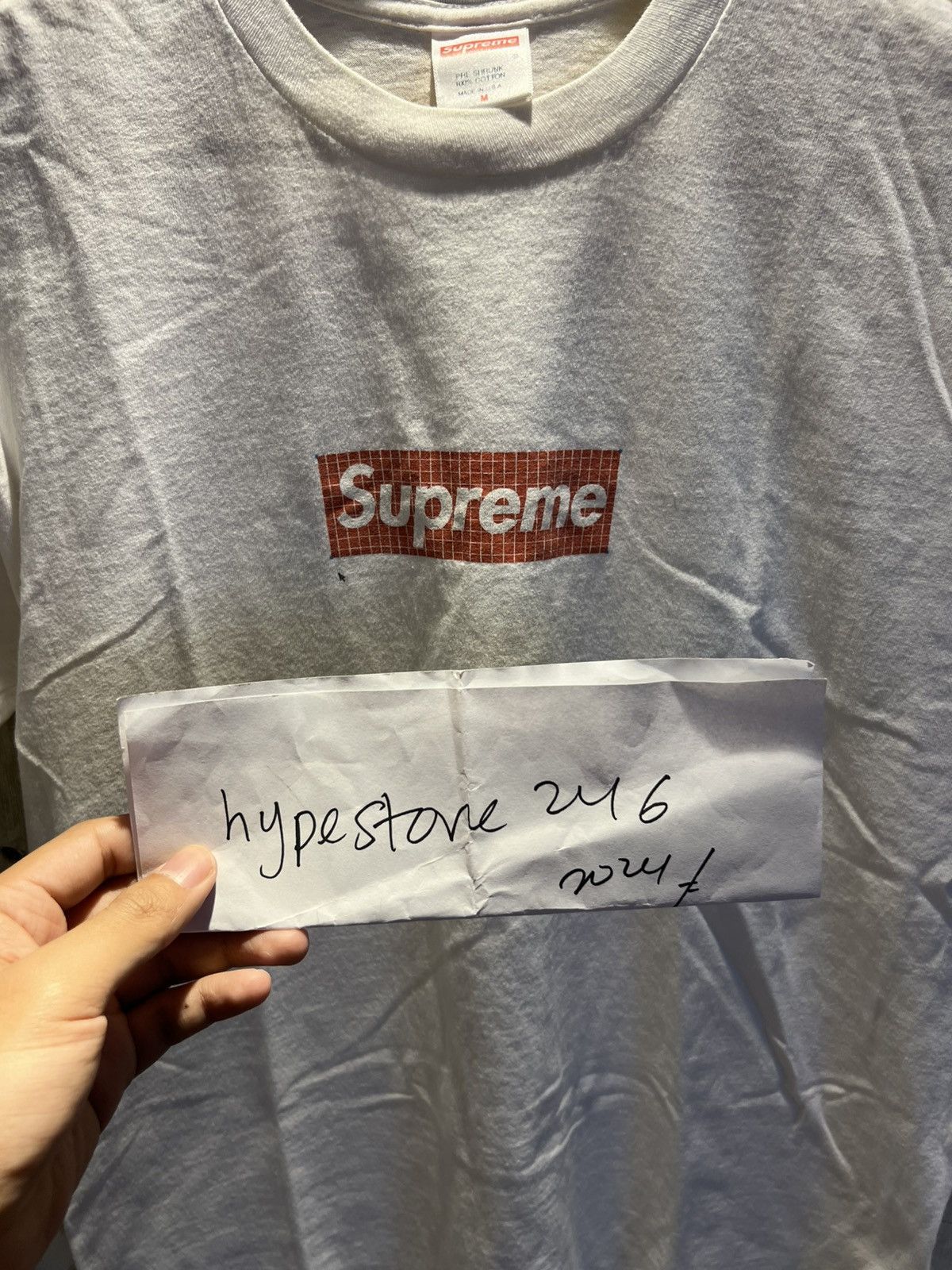 Supreme × Vintage 1998 Supreme Grid Box Logo Size US M / EU 48-50 / 2 - 5 Thumbnail