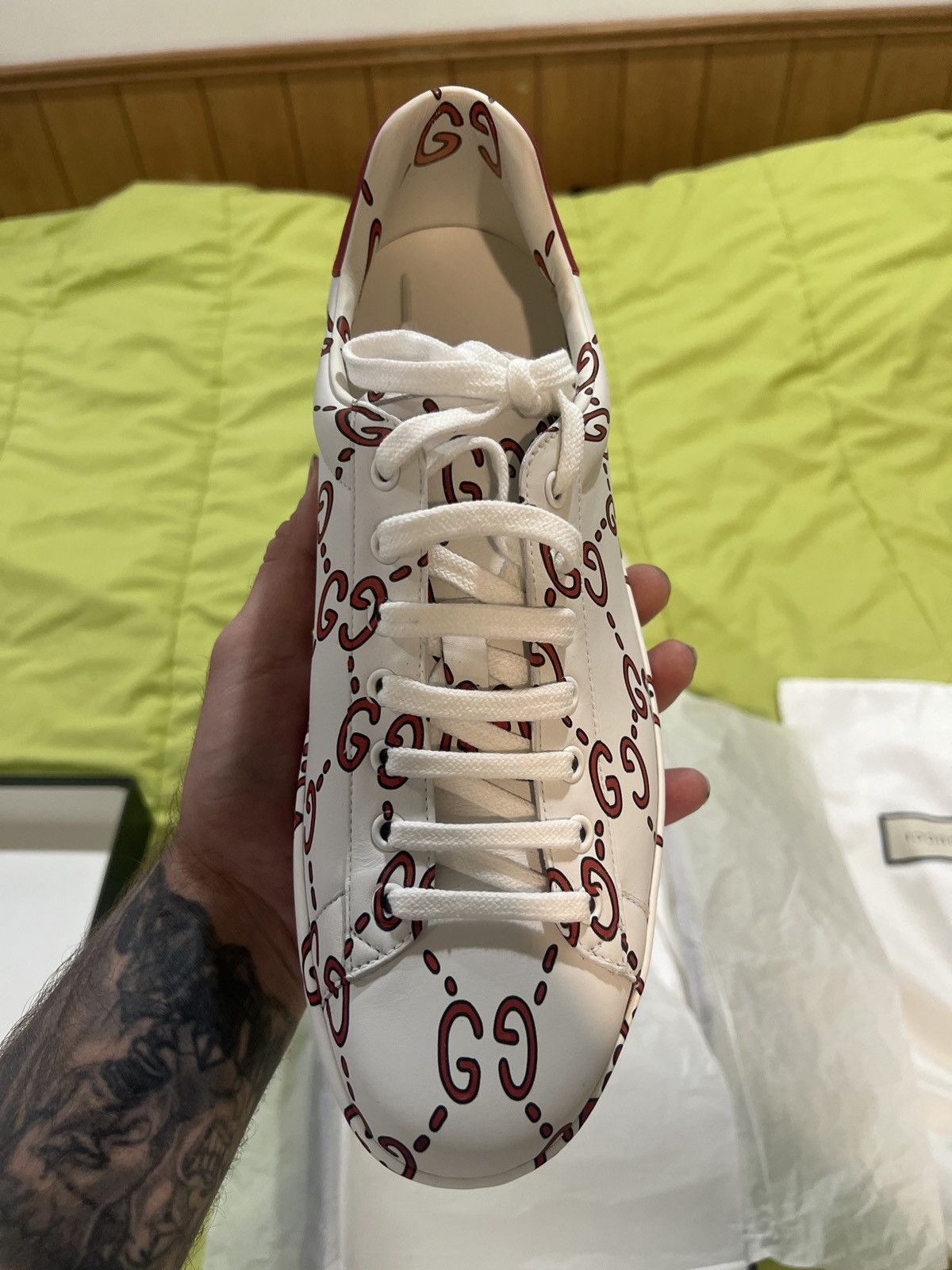 Gucci Gucci Ace sneaker Size US 10 / EU 43 - 11 Thumbnail