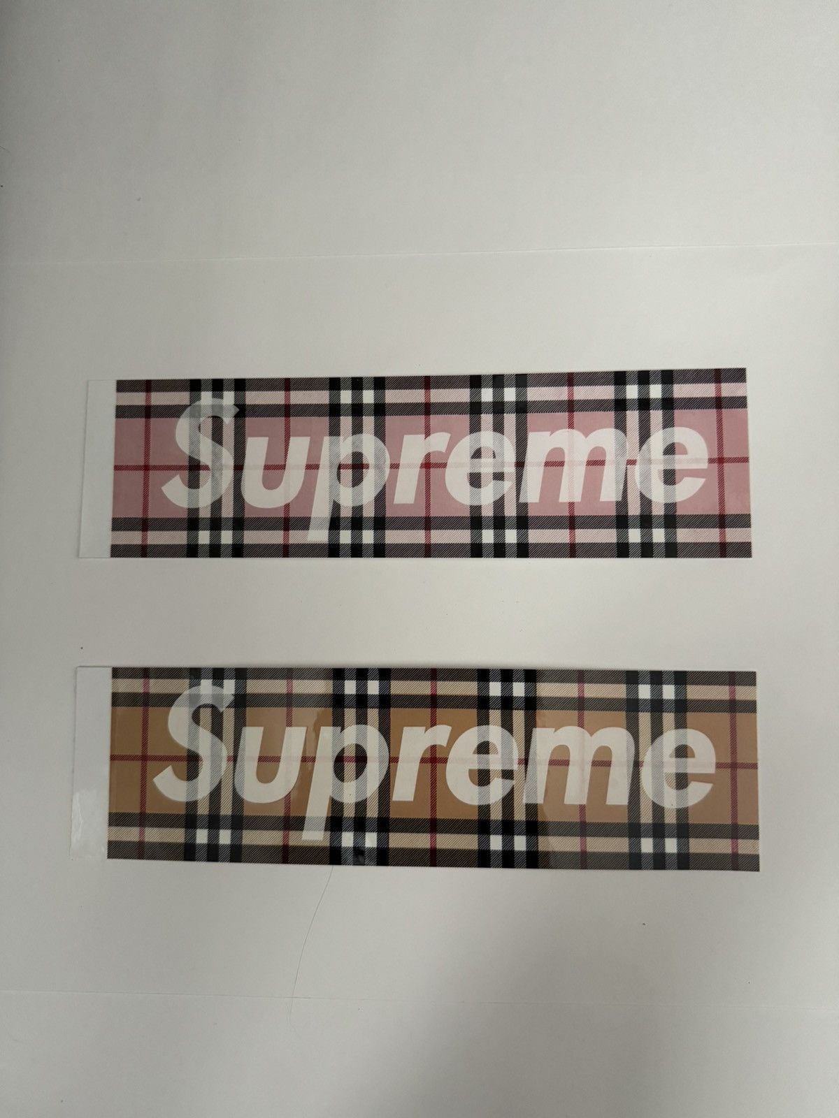 Buy Supreme Burberry Box Logo Stickers Set