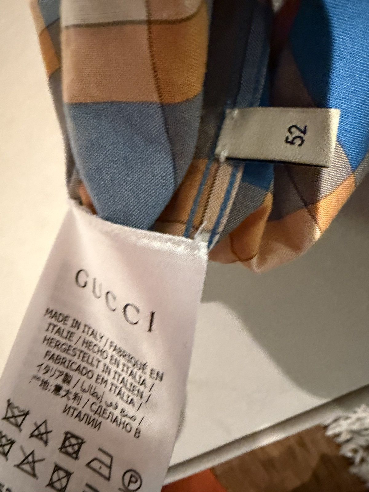 Gucci Gucci Check/Tartan Button Up Size US L / EU 52-54 / 3 - 6 Thumbnail
