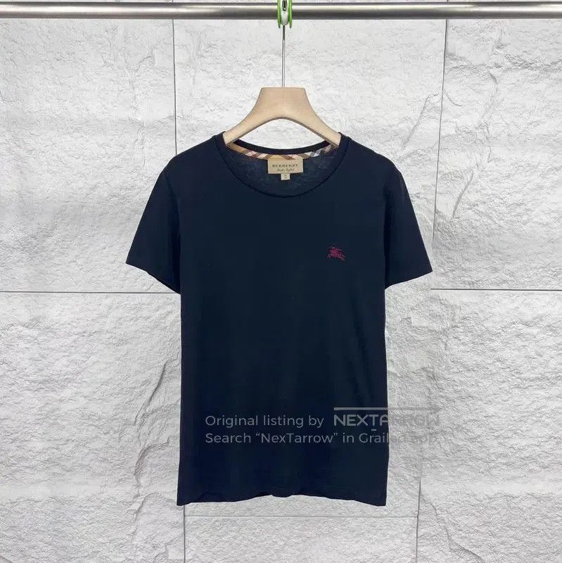 Burberry Men's Black Cotton T-shirt.