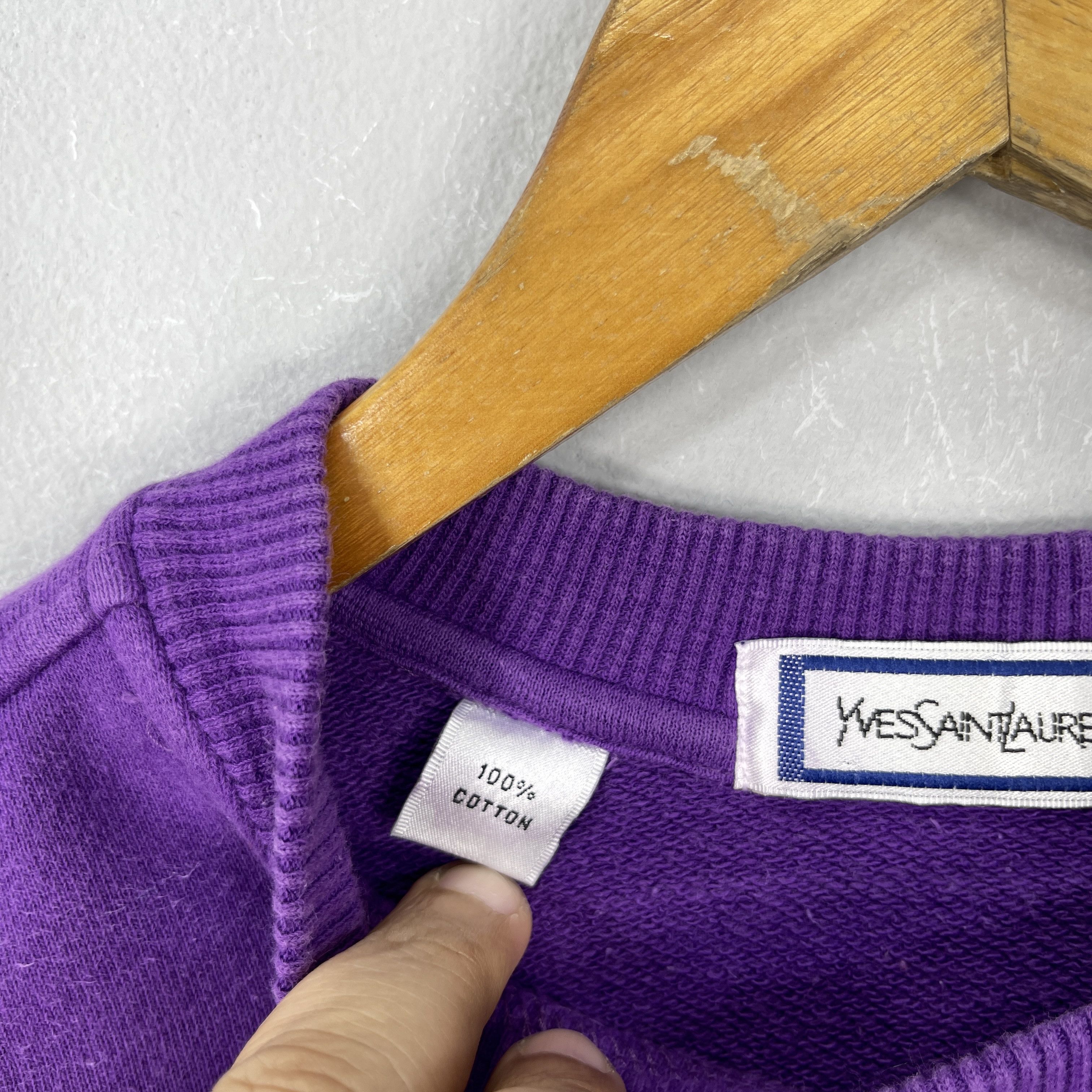 Yves Saint Laurent Vintage YVES SAINT LAURENT Sun Faded Sweatshirt Size US M / EU 48-50 / 2 - 7 Thumbnail