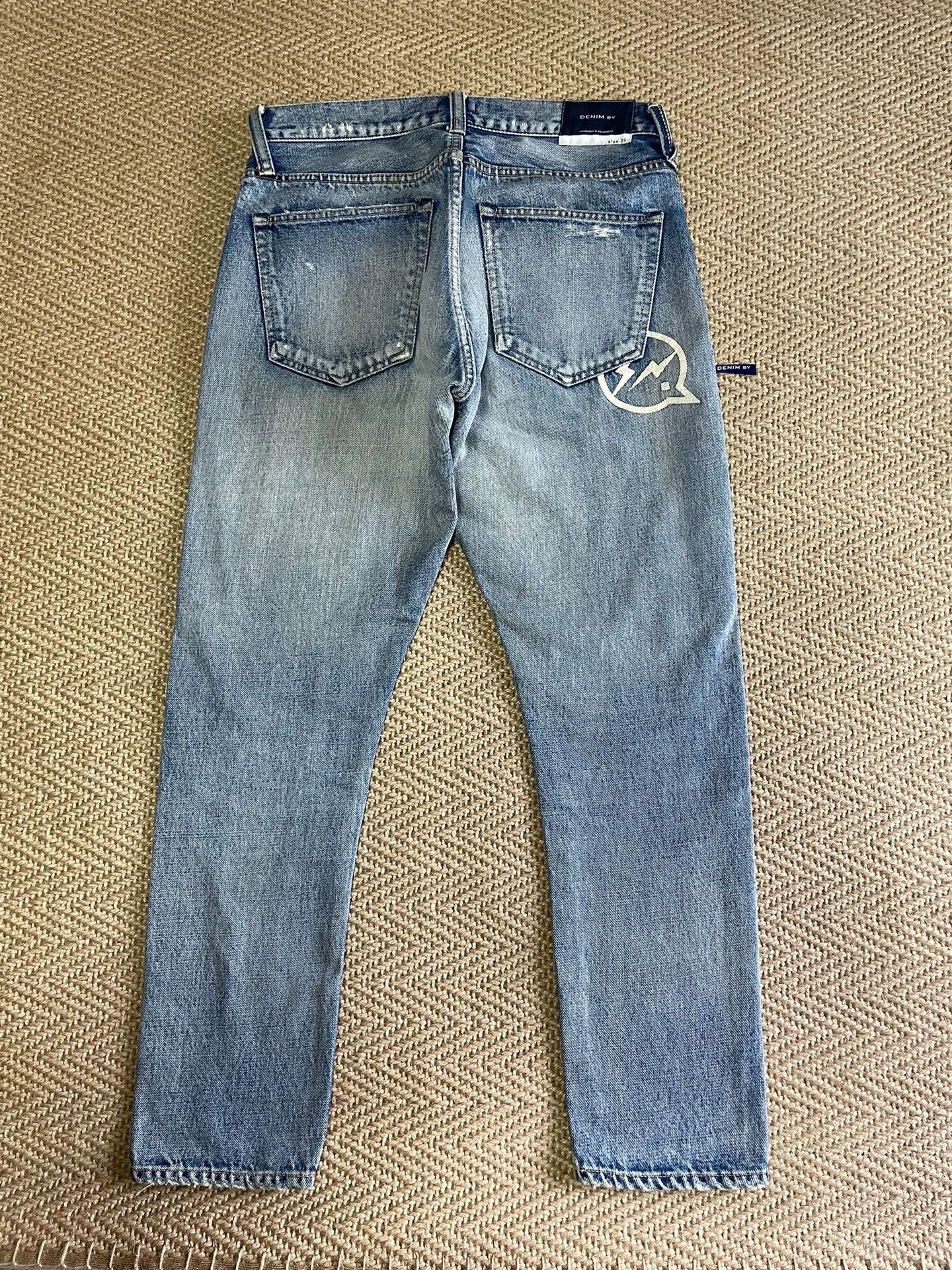 Fragment Design FRAGMENT x VANQUISH x FUJIWARA JEANS WASH KNIFE SLIM W28 Size US 28 / EU 44 - 2 Thumbnail