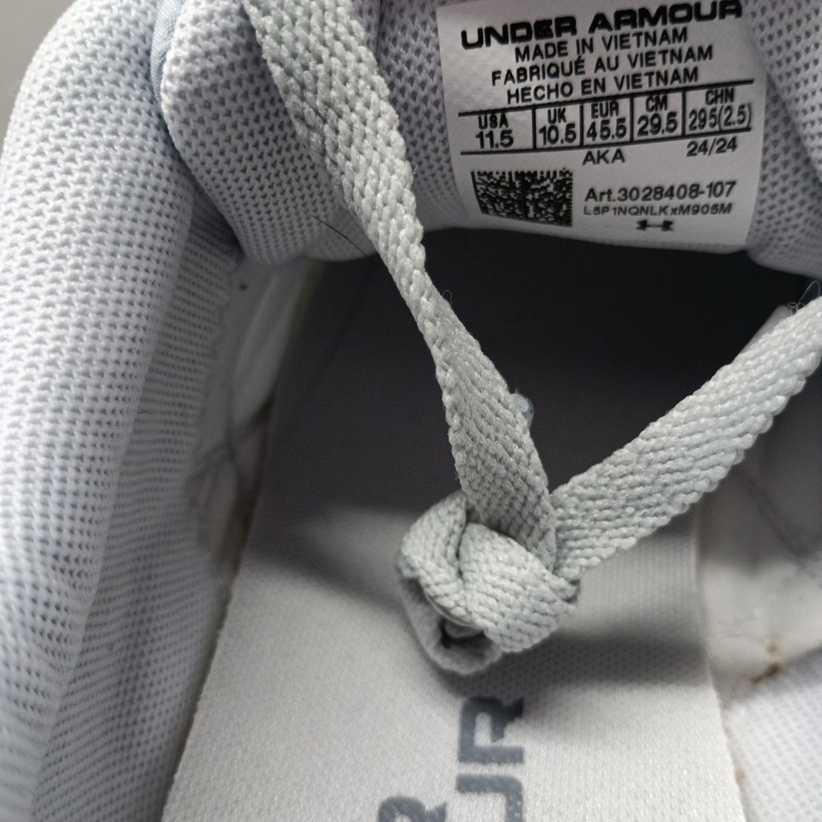 Under Armour Under Armour UA Essential Shoes Men’s Size 11.5 Running Gray Size US 11.5 / EU 44-45 - 6 Thumbnail