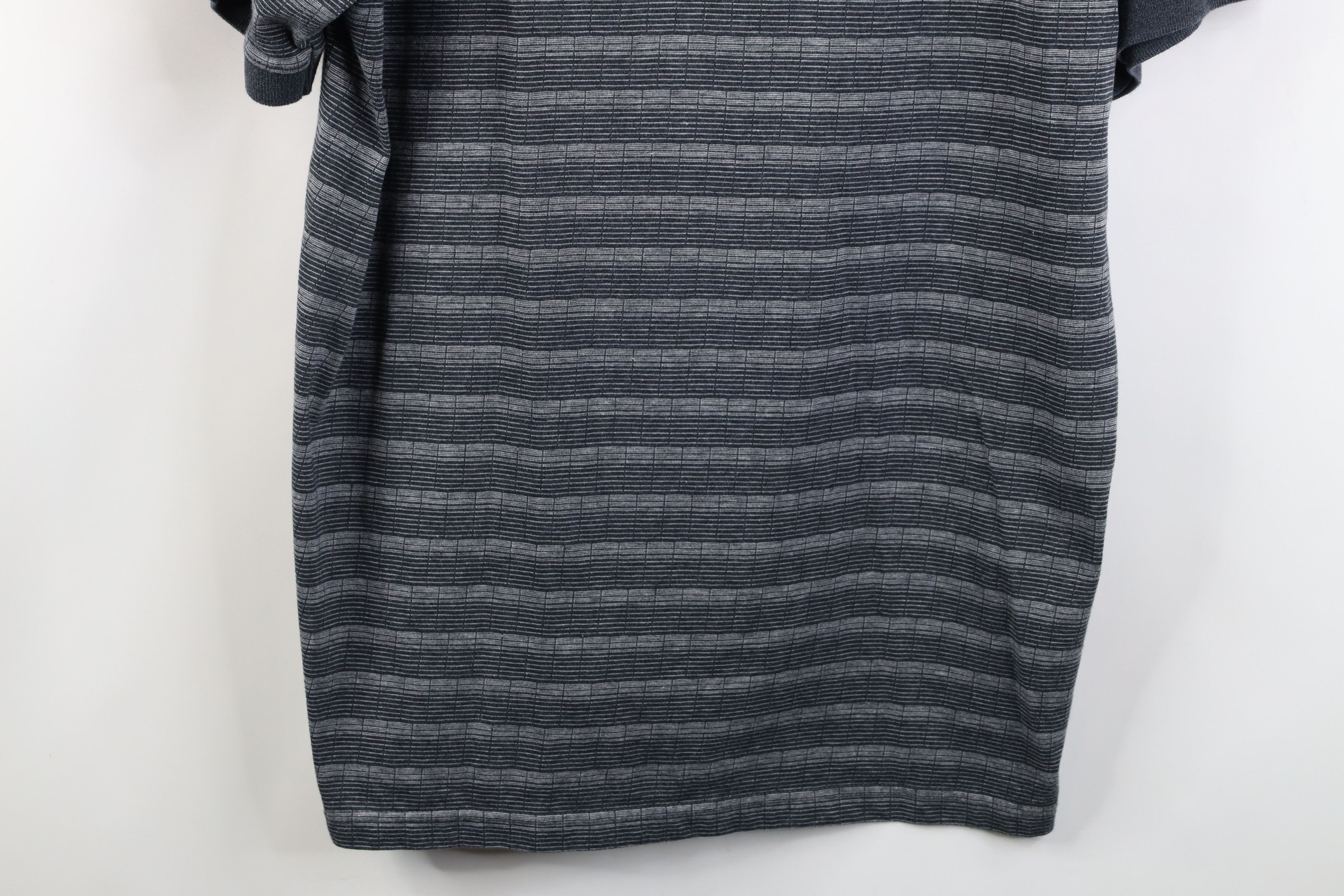 Vintage Vintage 90s Streetwear Knit Collared Golf Polo Shirt Gray Size US XL / EU 56 / 4 - 3 Thumbnail