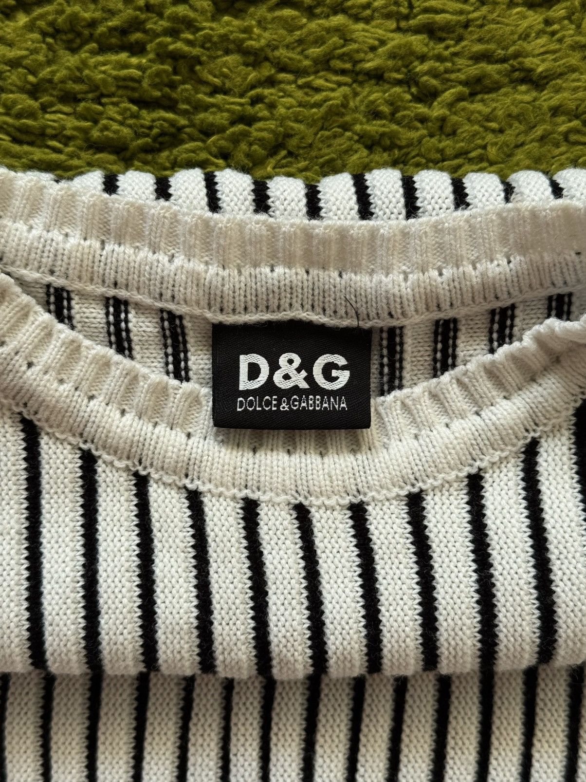 Dolce & Gabbana Dolce & Gabbana D&G 2000s vintage ribbed sweater Y2K Size US M / EU 48-50 / 2 - 8 Thumbnail