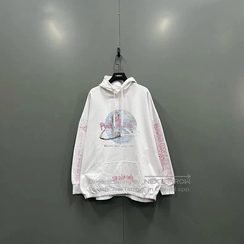 Balenciaga Balenciaga x Pink Martini Graffiti Hoodie. Size US L / EU 52-54 / 3 - 1 Thumbnail