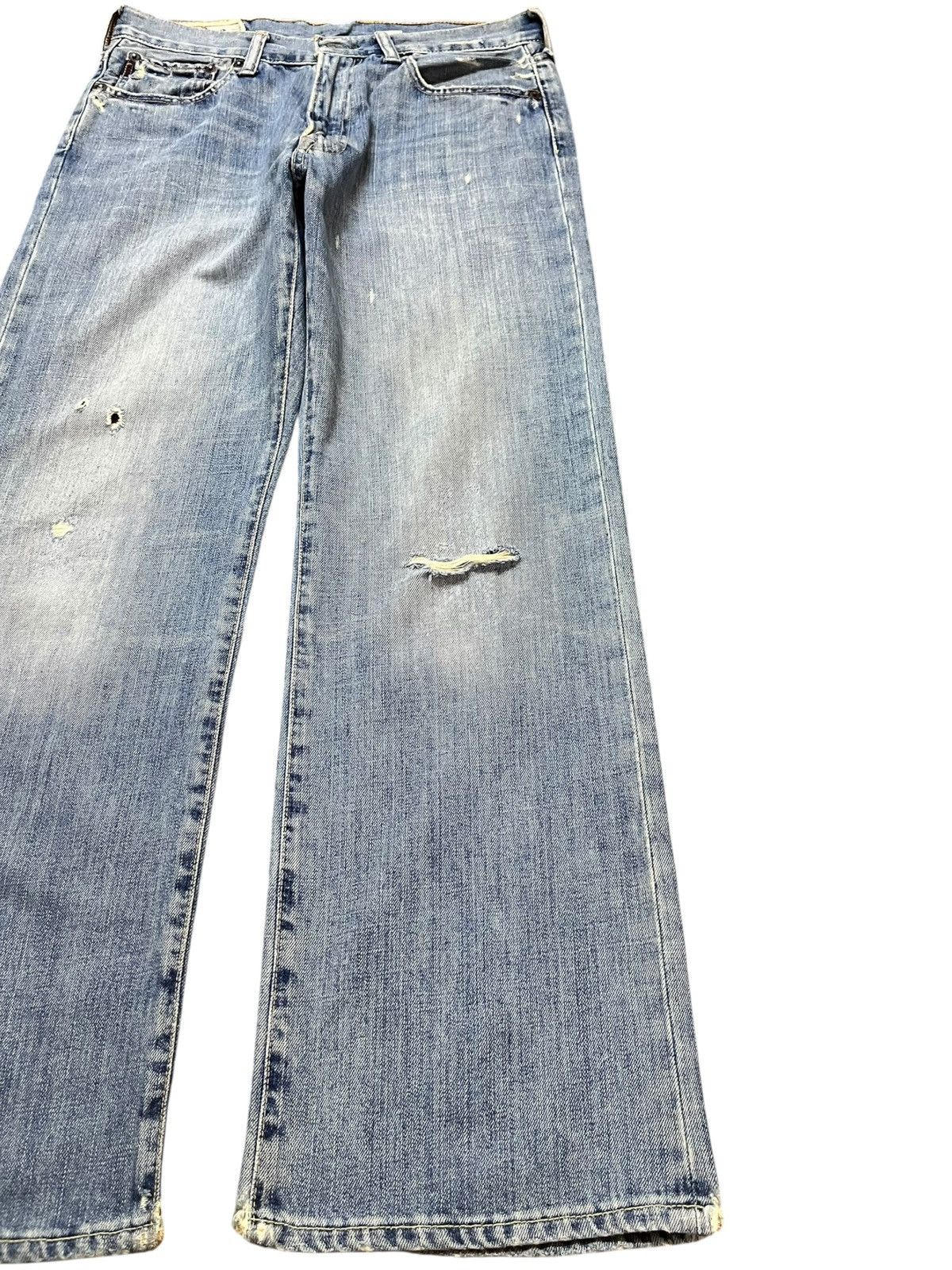 Abercrombie & Fitch Vintage Abercrombie&Fitch Faded Bootcut Denim Size US 31 - 4 Thumbnail