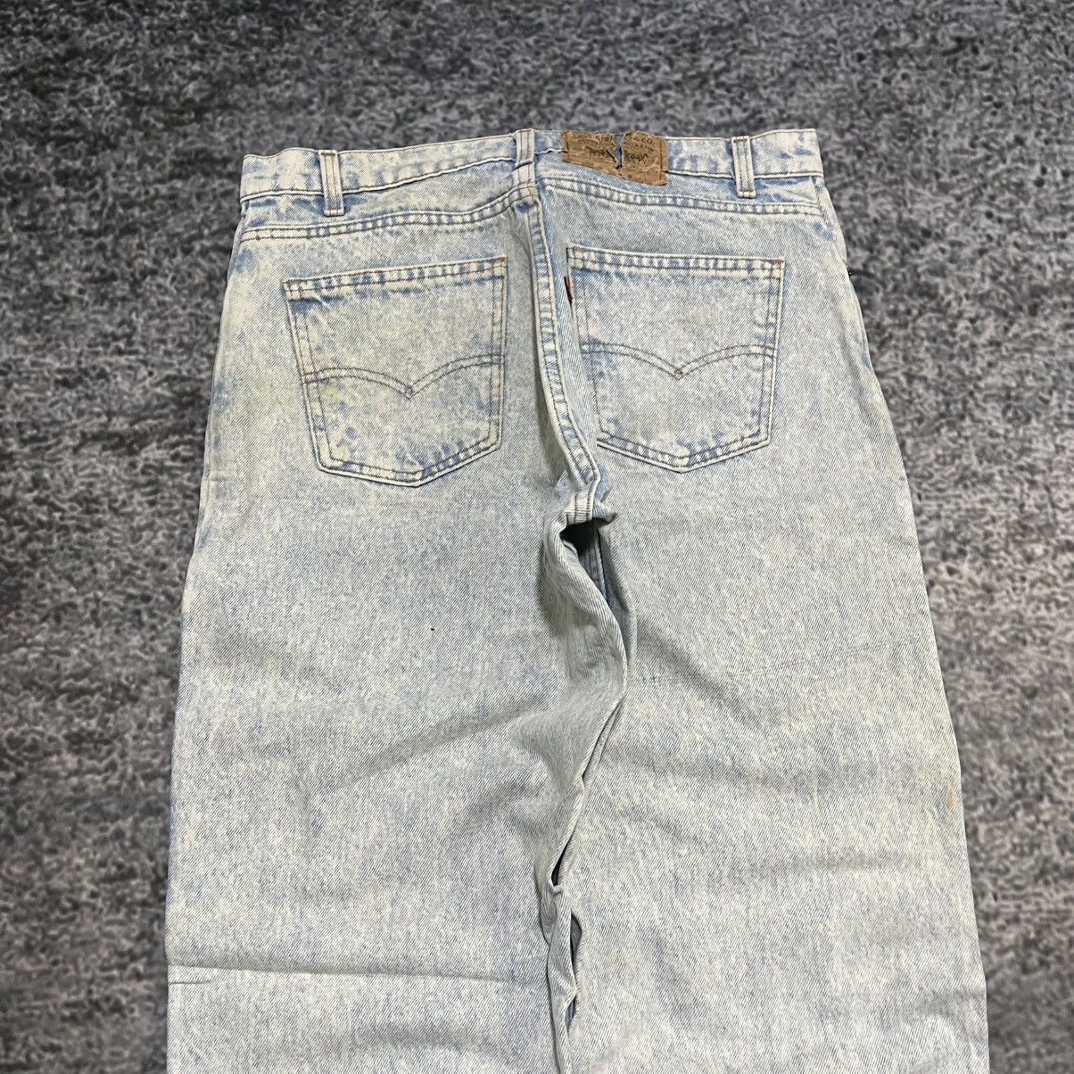 Levi's Vintage 90s Levi's Orange Tab Jeans Faded Light Blue Denim Size US 32 / EU 48 - 3 Thumbnail